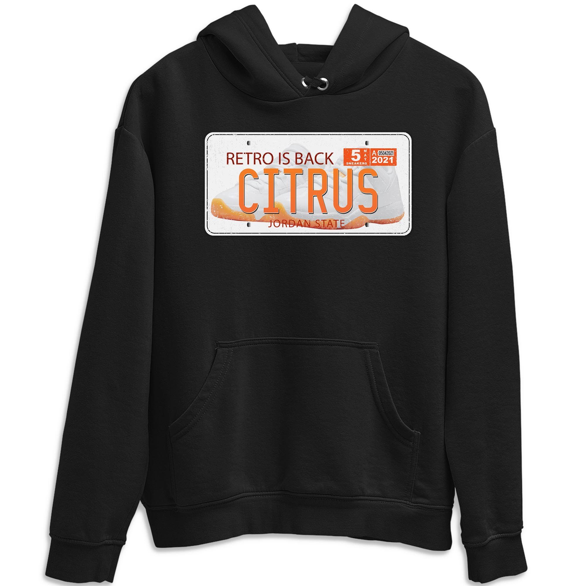 Jordan Plate Unisex Tops - Air Jordan 11 Citrus