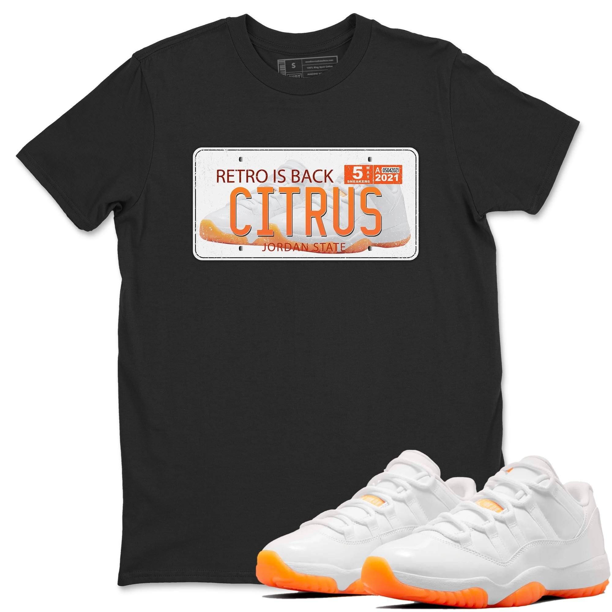Jordan Plate Unisex Tops - Air Jordan 11 Citrus