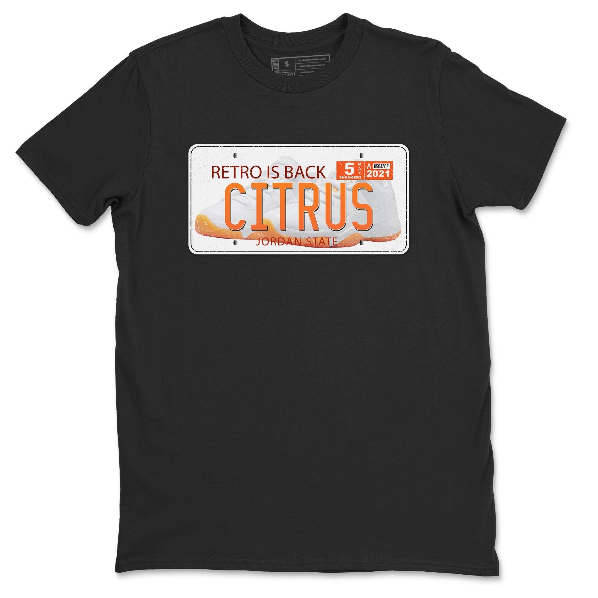 Jordan Plate Unisex Tops - Air Jordan 11 Citrus