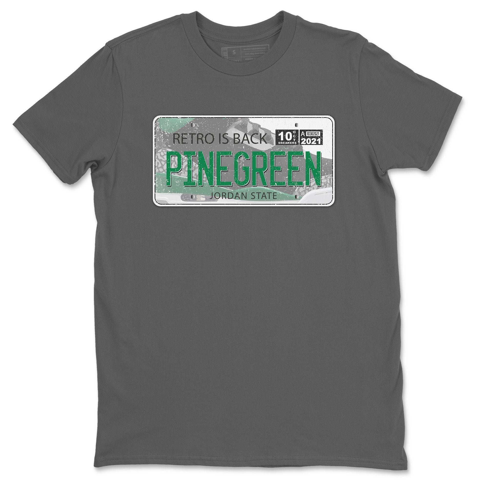 Jordan Plate Unisex Tops - Air Jordan 3 Pine Green