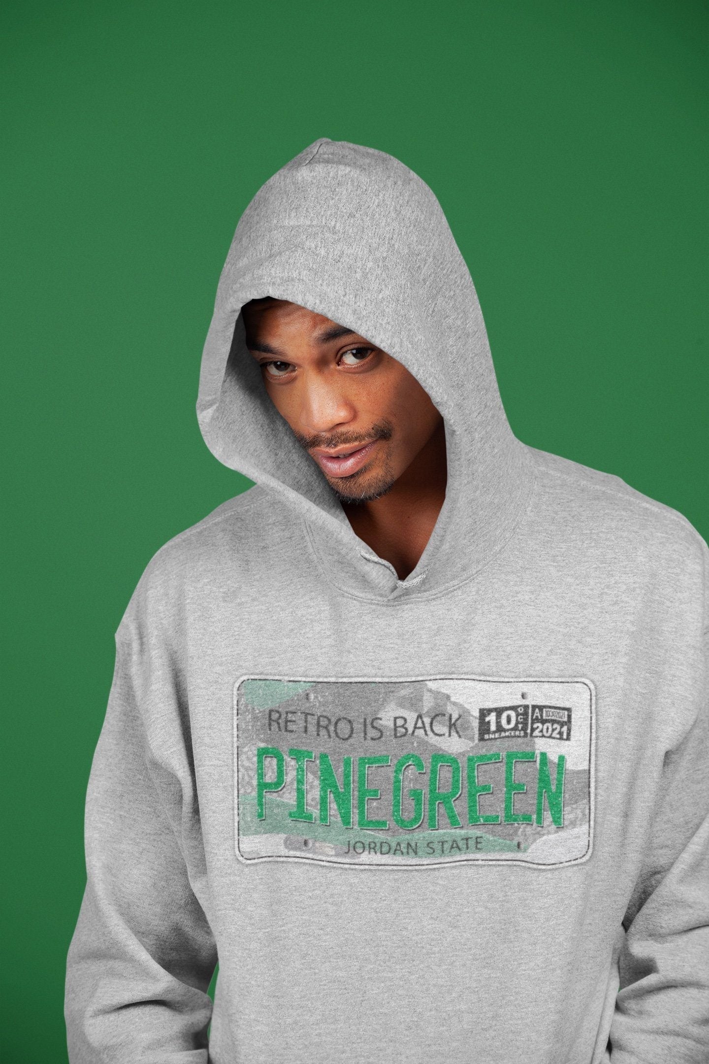Jordan Plate Unisex Tops - Air Jordan 3 Pine Green