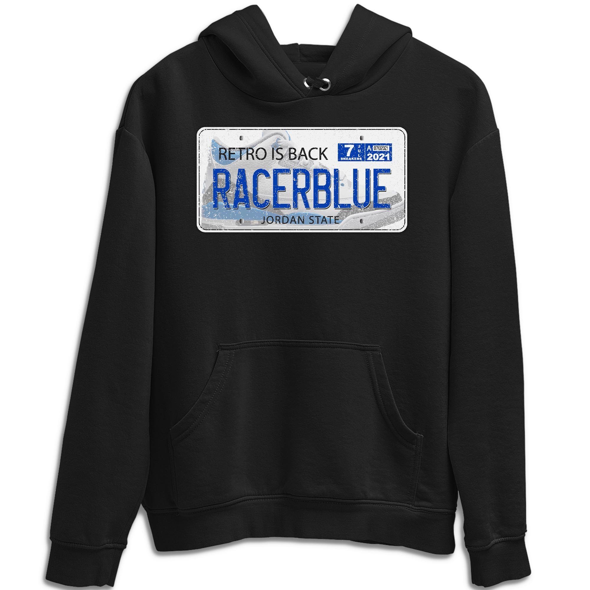 Jordan Plate Unisex Tops - Air Jordan 3 Racer Blue