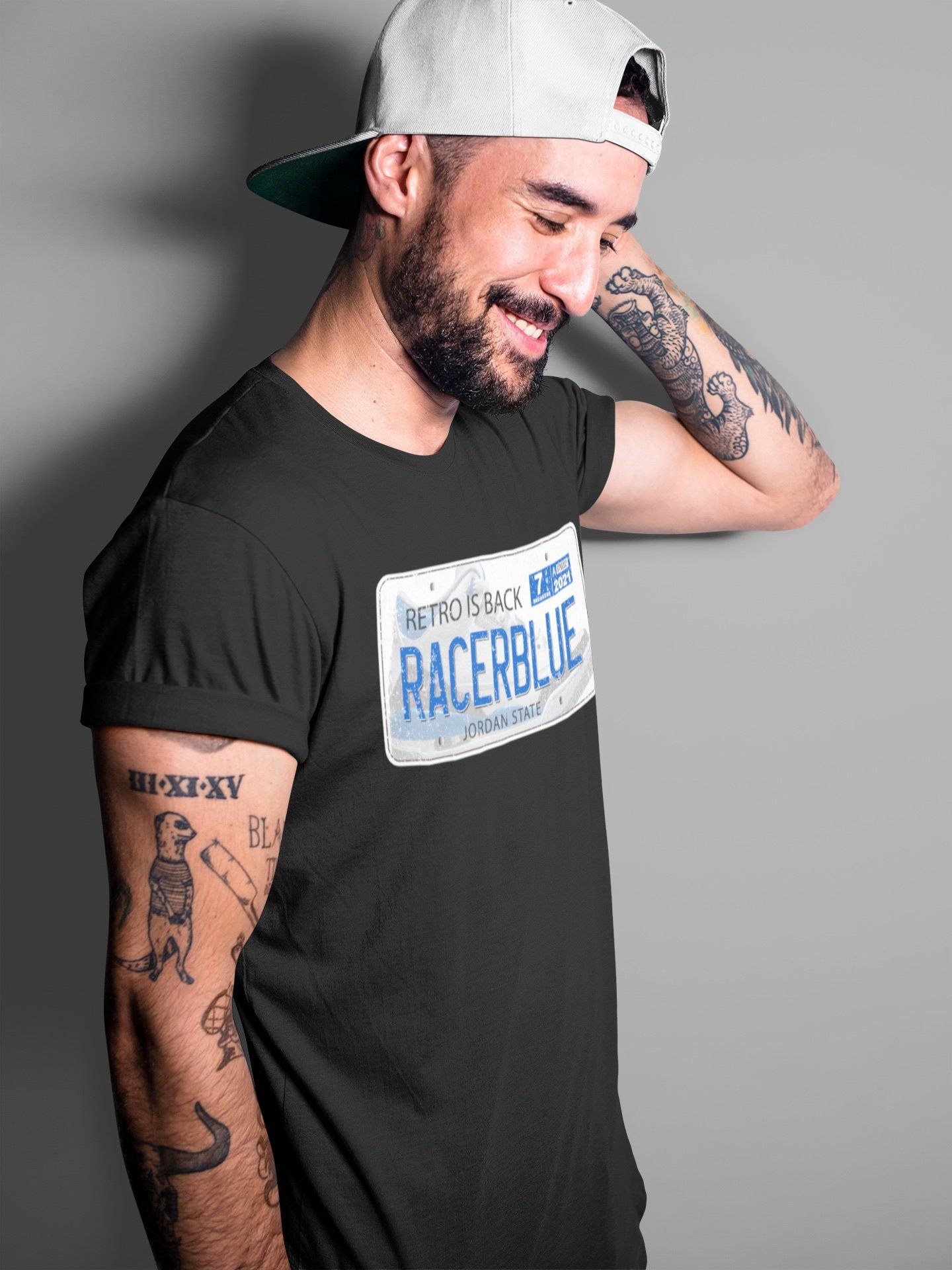 Jordan Plate Unisex Tops - Air Jordan 3 Racer Blue
