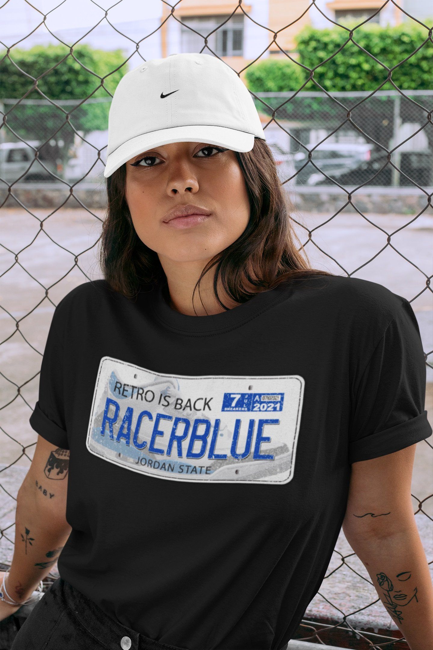 Jordan Plate Unisex Tops - Air Jordan 3 Racer Blue