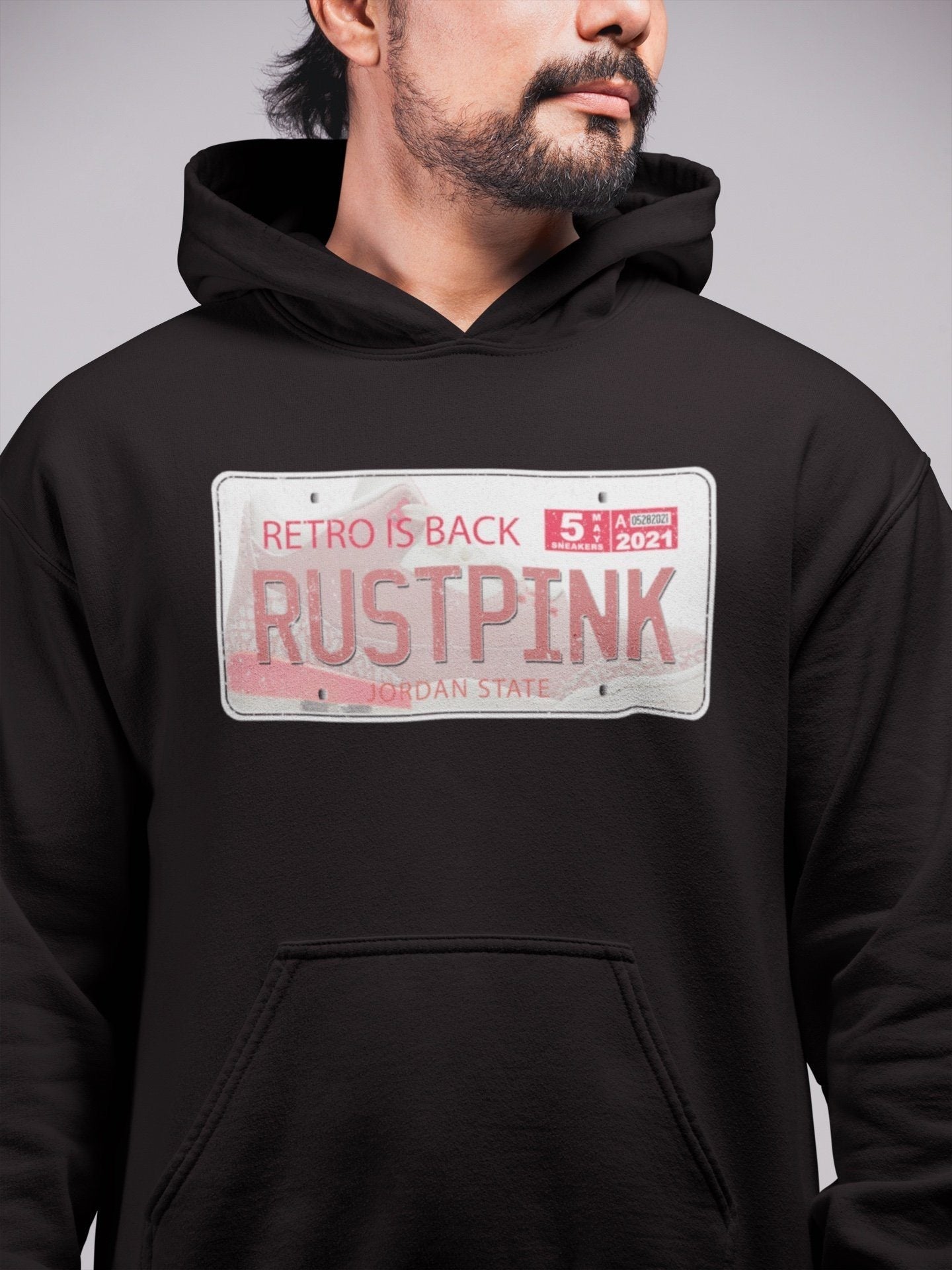 Jordan Plate Unisex Tops - Air Jordan 3 Rust Pink