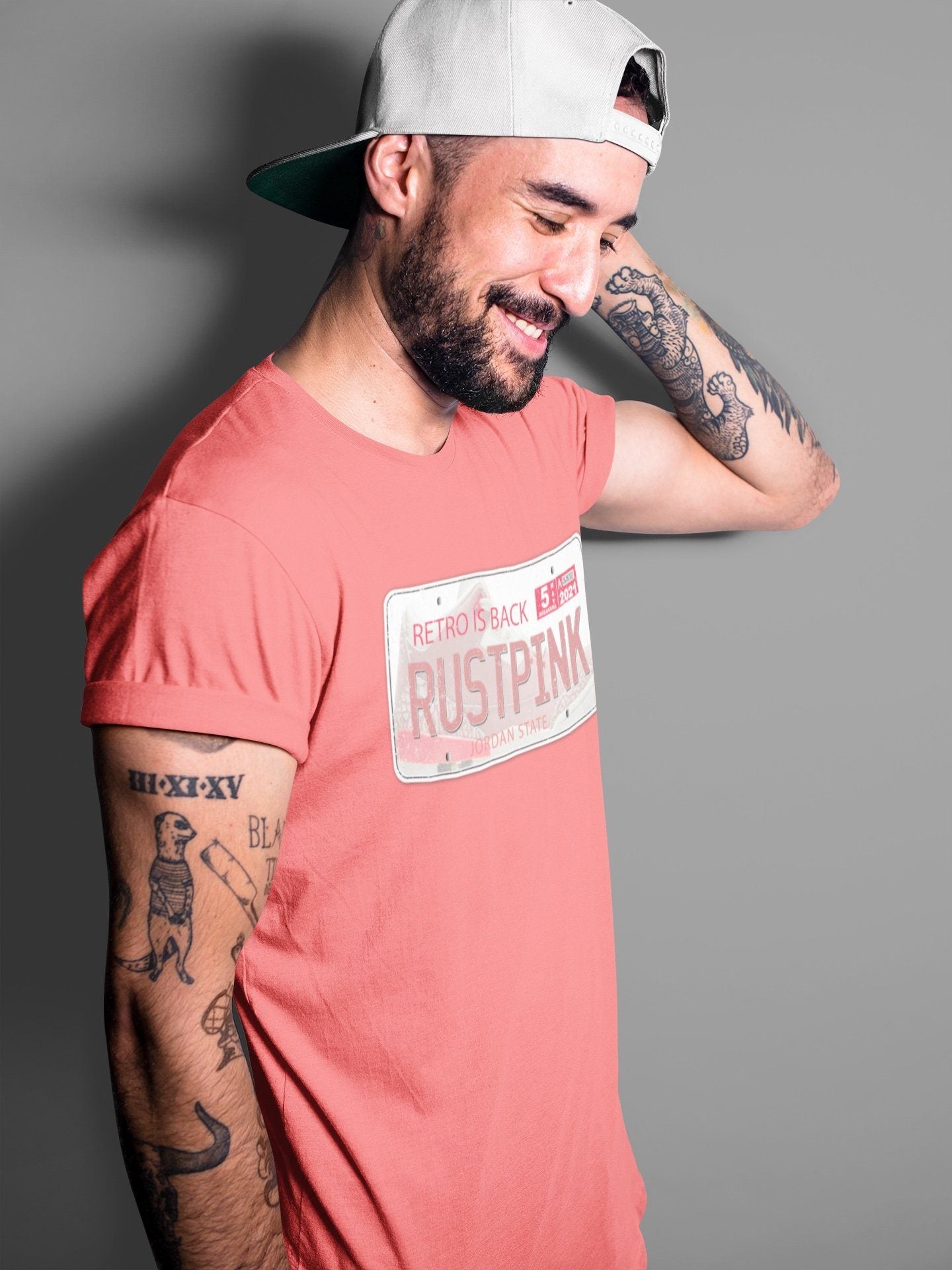 Jordan Plate Unisex Tops - Air Jordan 3 Rust Pink