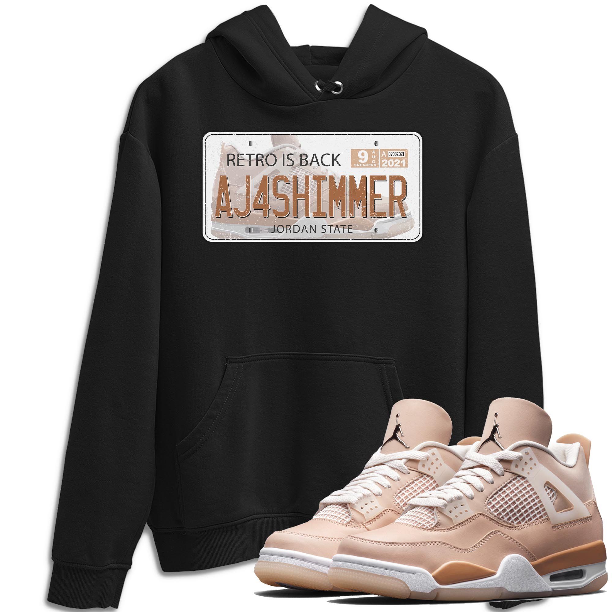 Jordan Plate Unisex Tops - Air Jordan 4 Shimmer