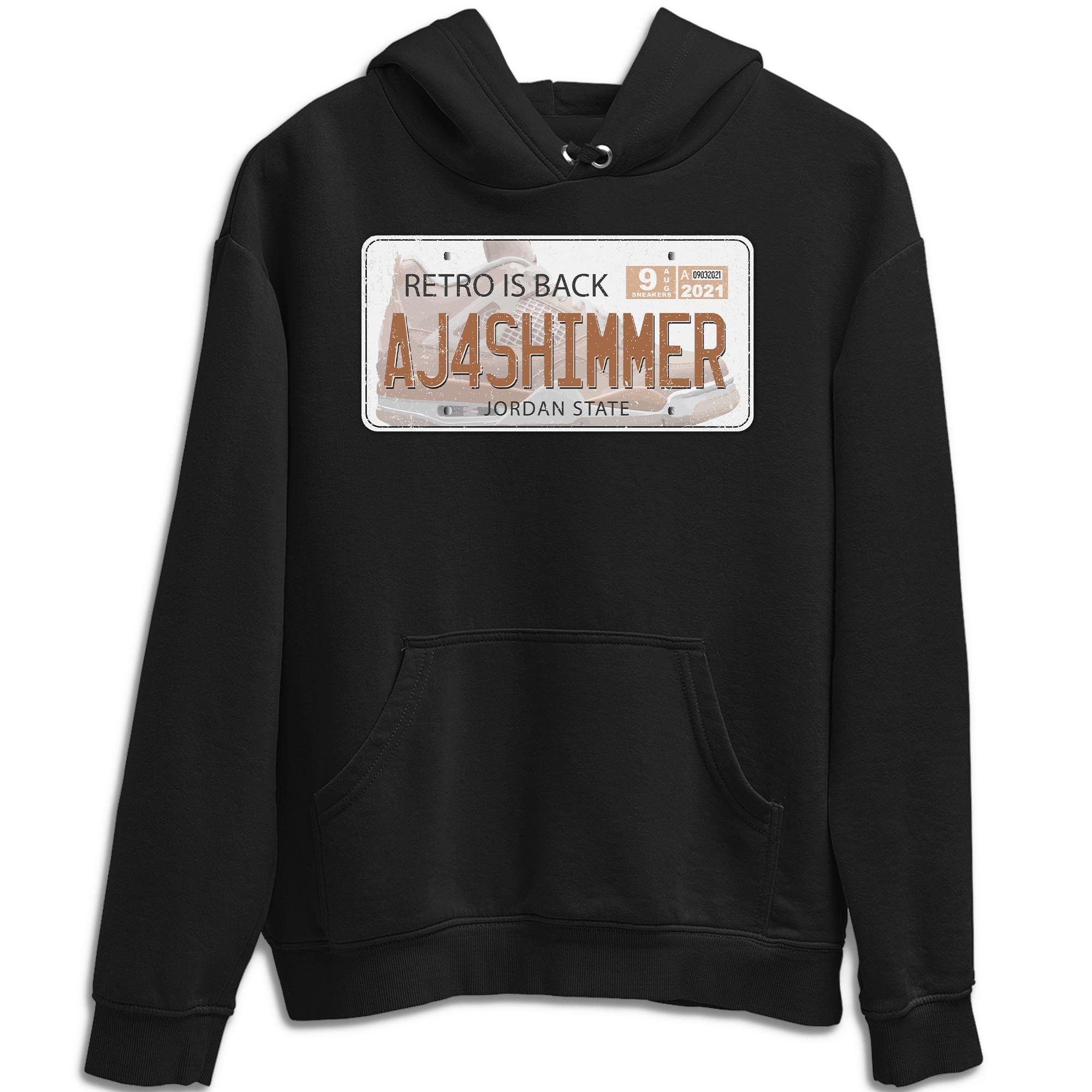 Jordan Plate Unisex Tops - Air Jordan 4 Shimmer