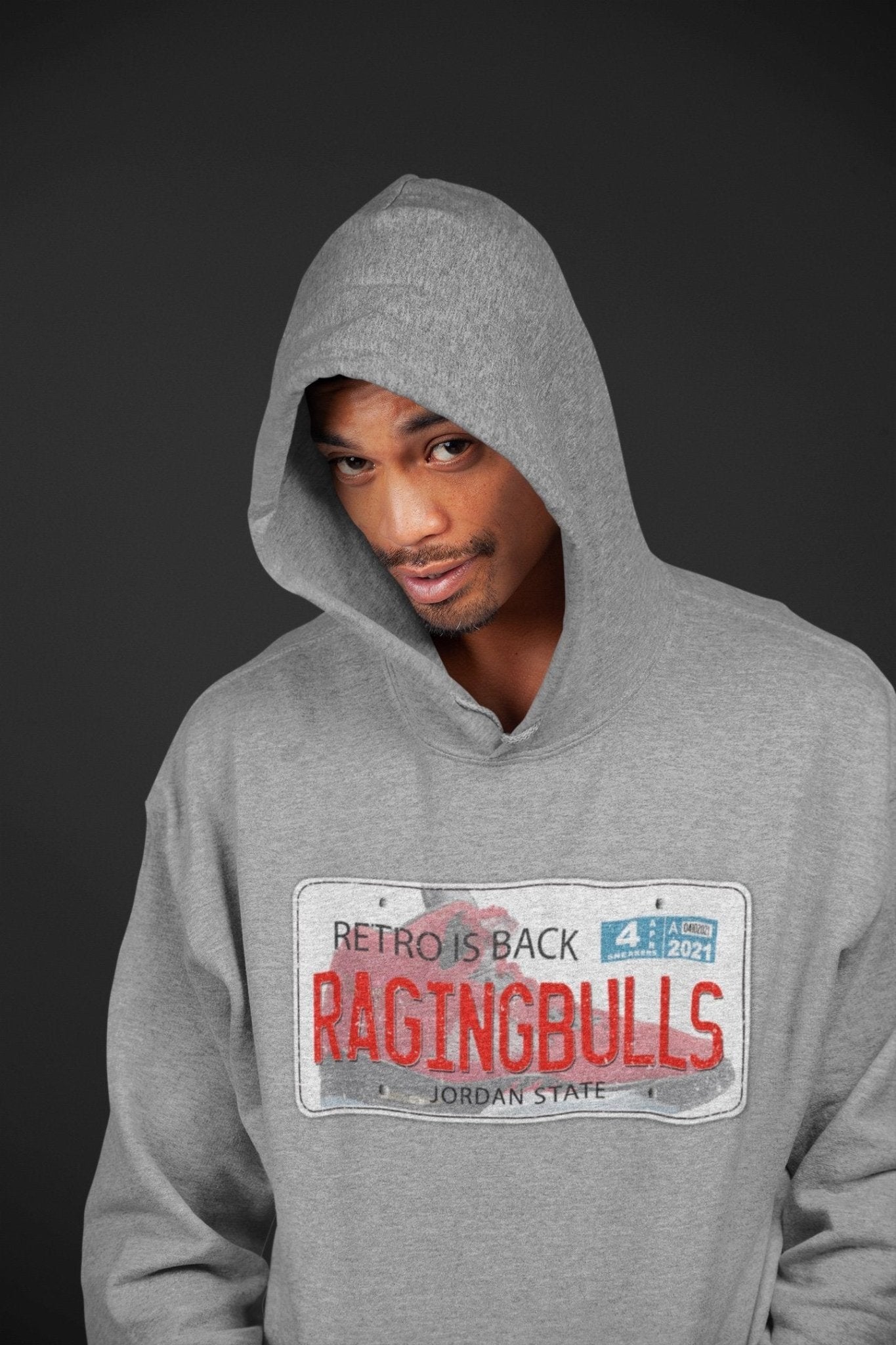 Jordan Plate Unisex Tops - Air Jordan 5 Raging Bull