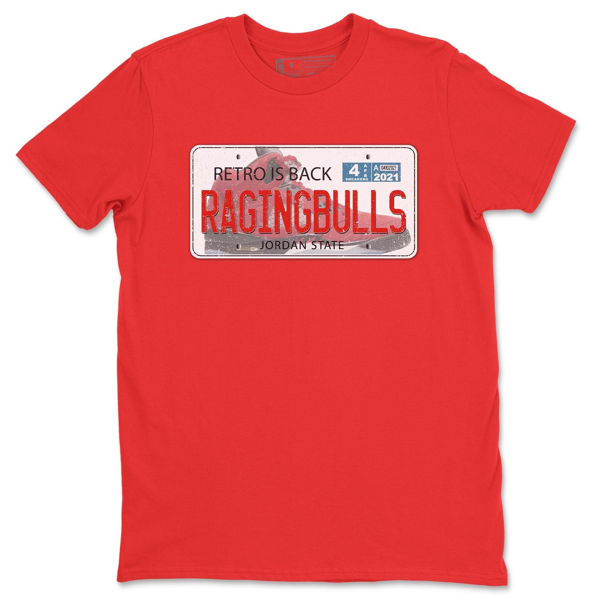 Jordan Plate Unisex Tops - Air Jordan 5 Raging Bull