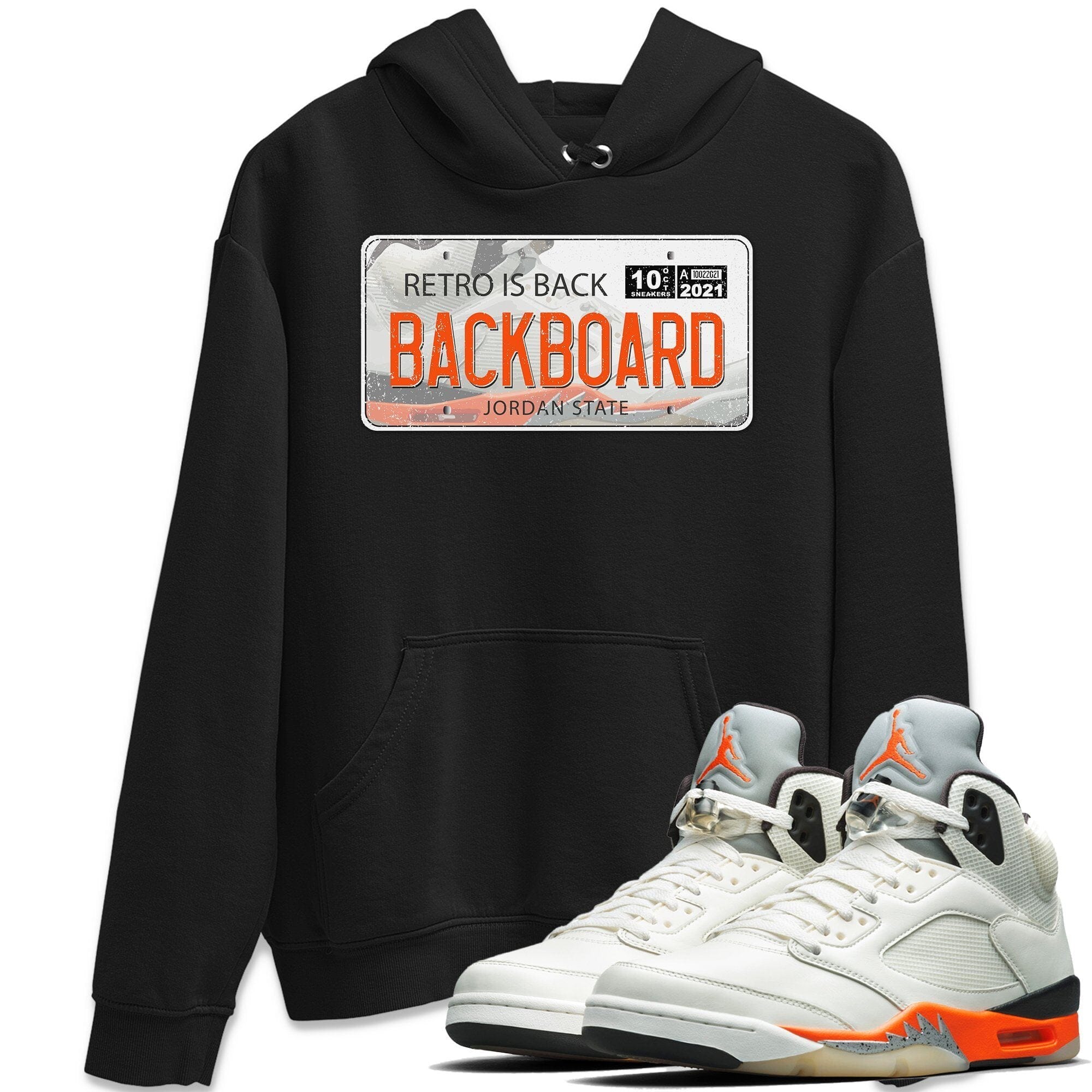Jordan Plate Unisex Tops - Air Jordan 5 Shattered Backboard