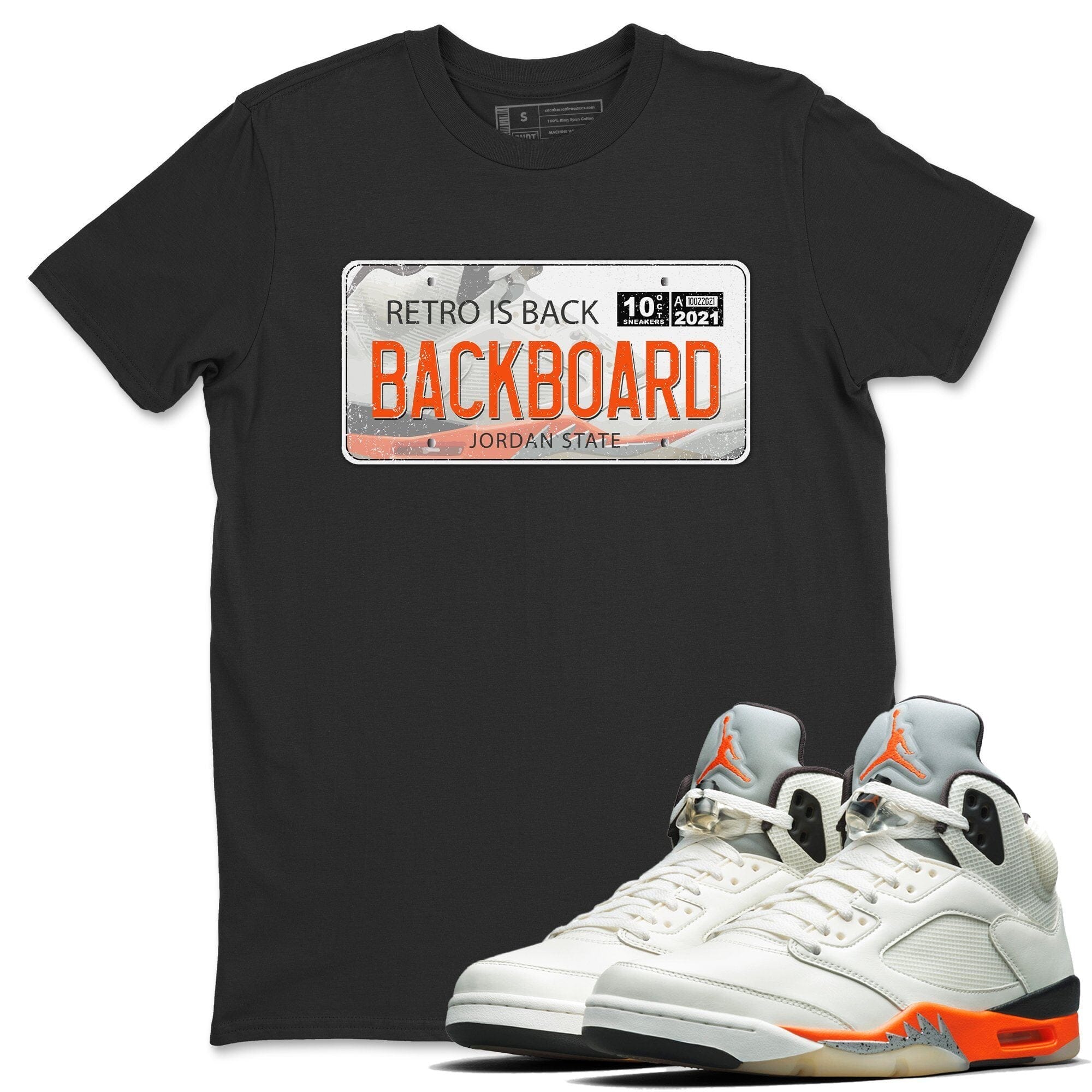 Jordan Plate Unisex Tops - Air Jordan 5 Shattered Backboard