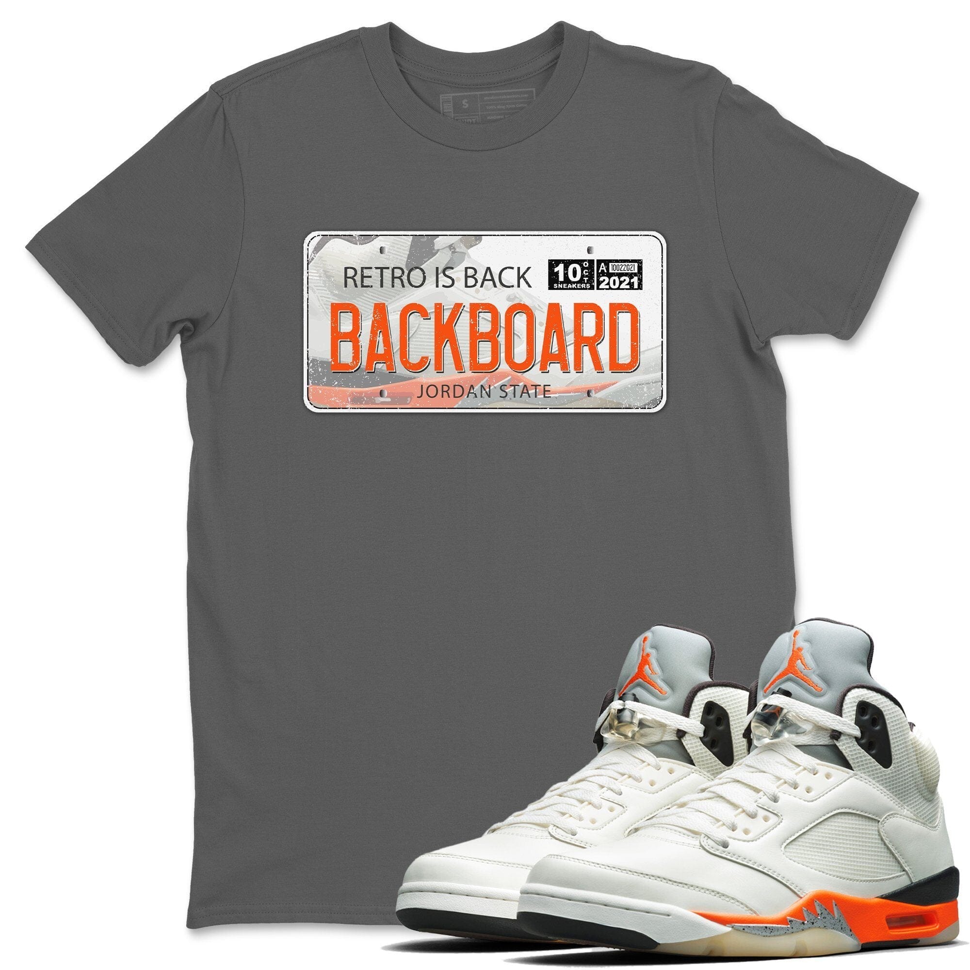 Jordan Plate Unisex Tops - Air Jordan 5 Shattered Backboard