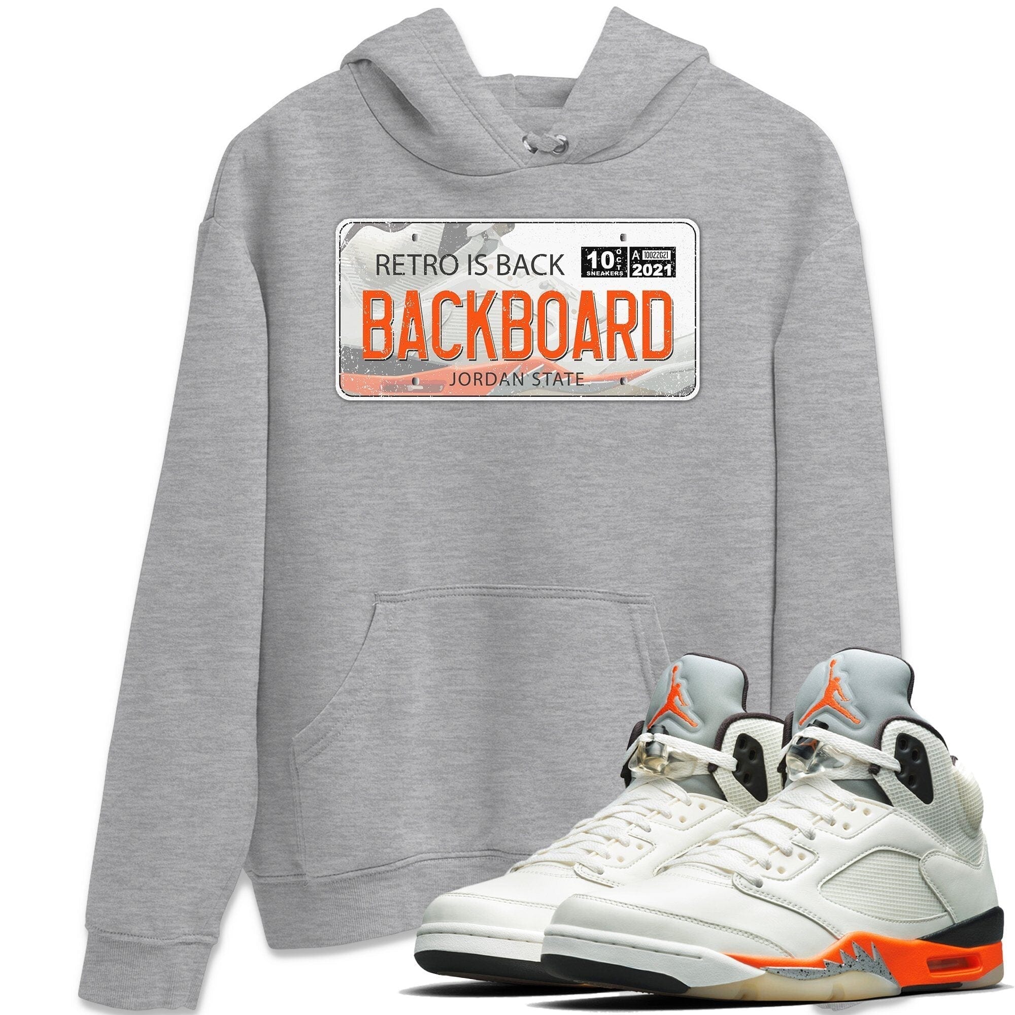 Jordan Plate Unisex Tops - Air Jordan 5 Shattered Backboard