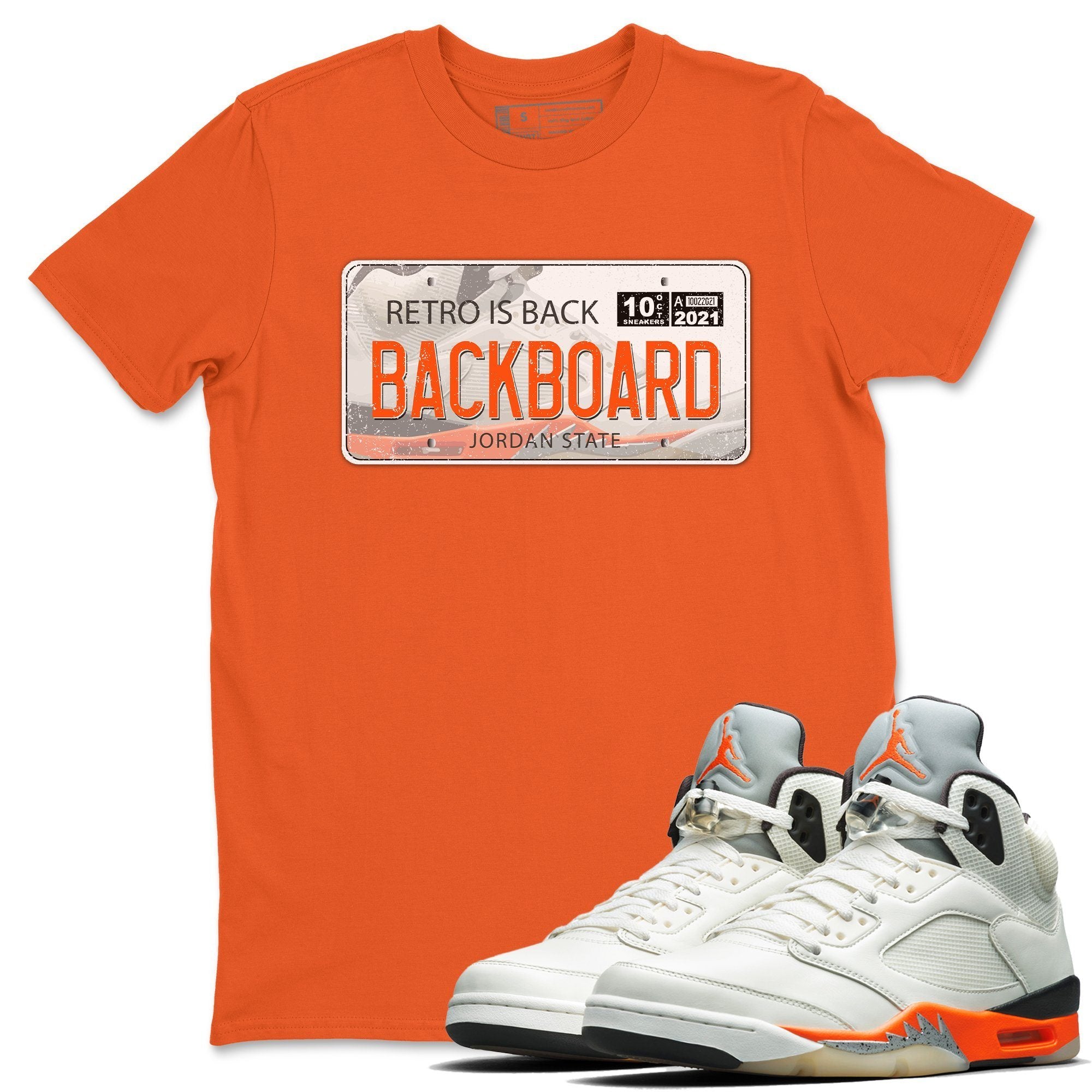 Jordan Plate Unisex Tops - Air Jordan 5 Shattered Backboard