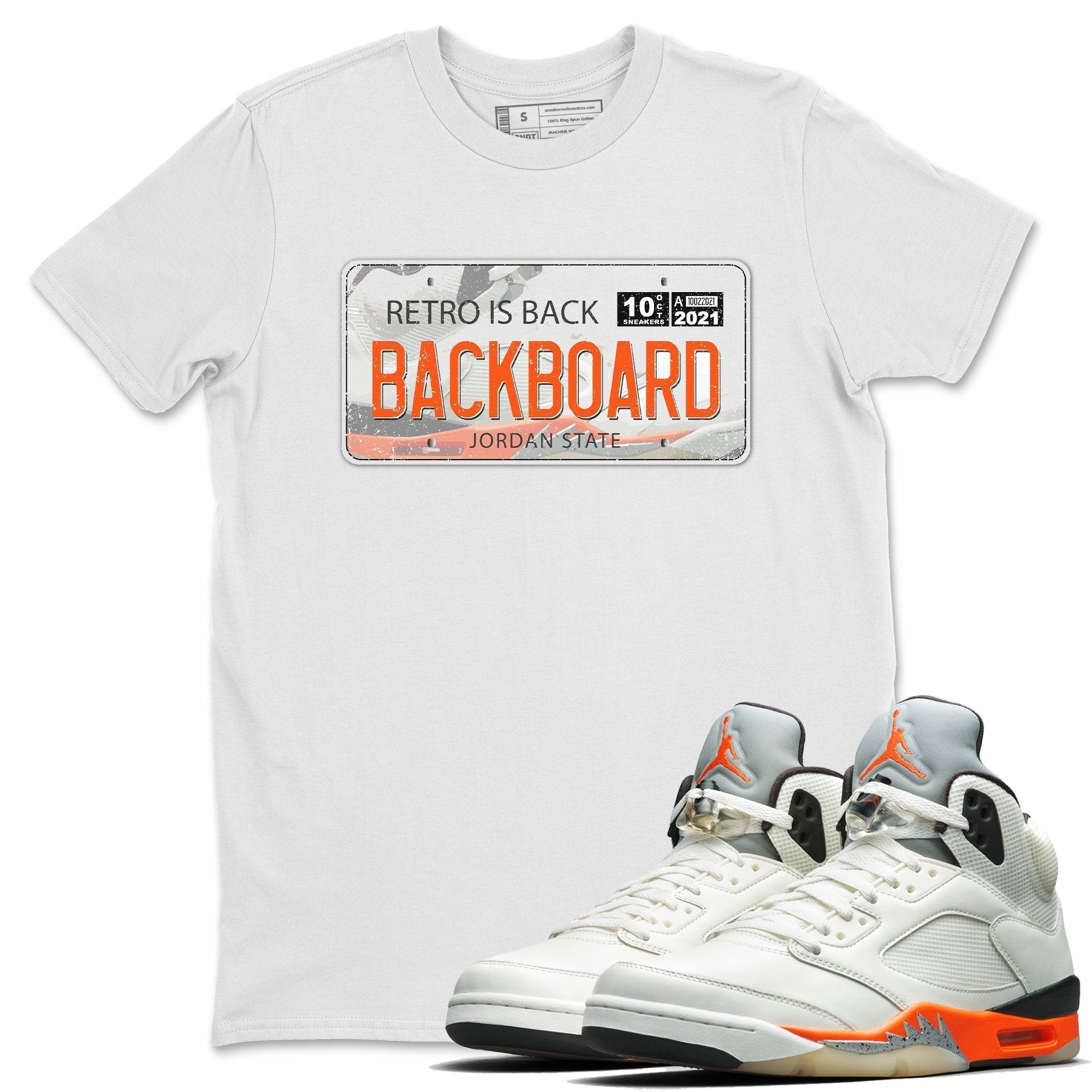 Jordan Plate Unisex Tops - Air Jordan 5 Shattered Backboard