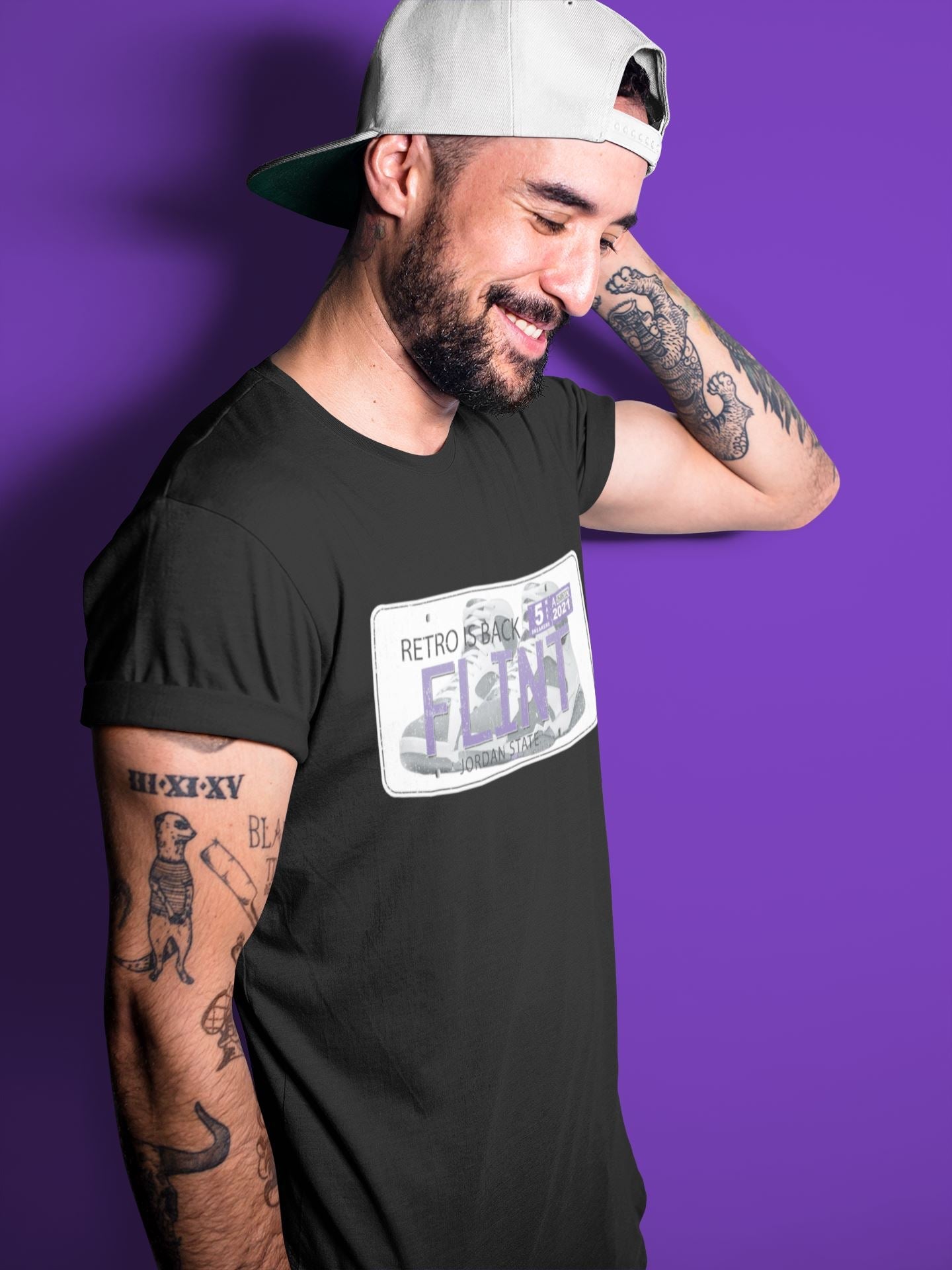 Jordan Plate Unisex Tops - Air Jordan 7 Flint