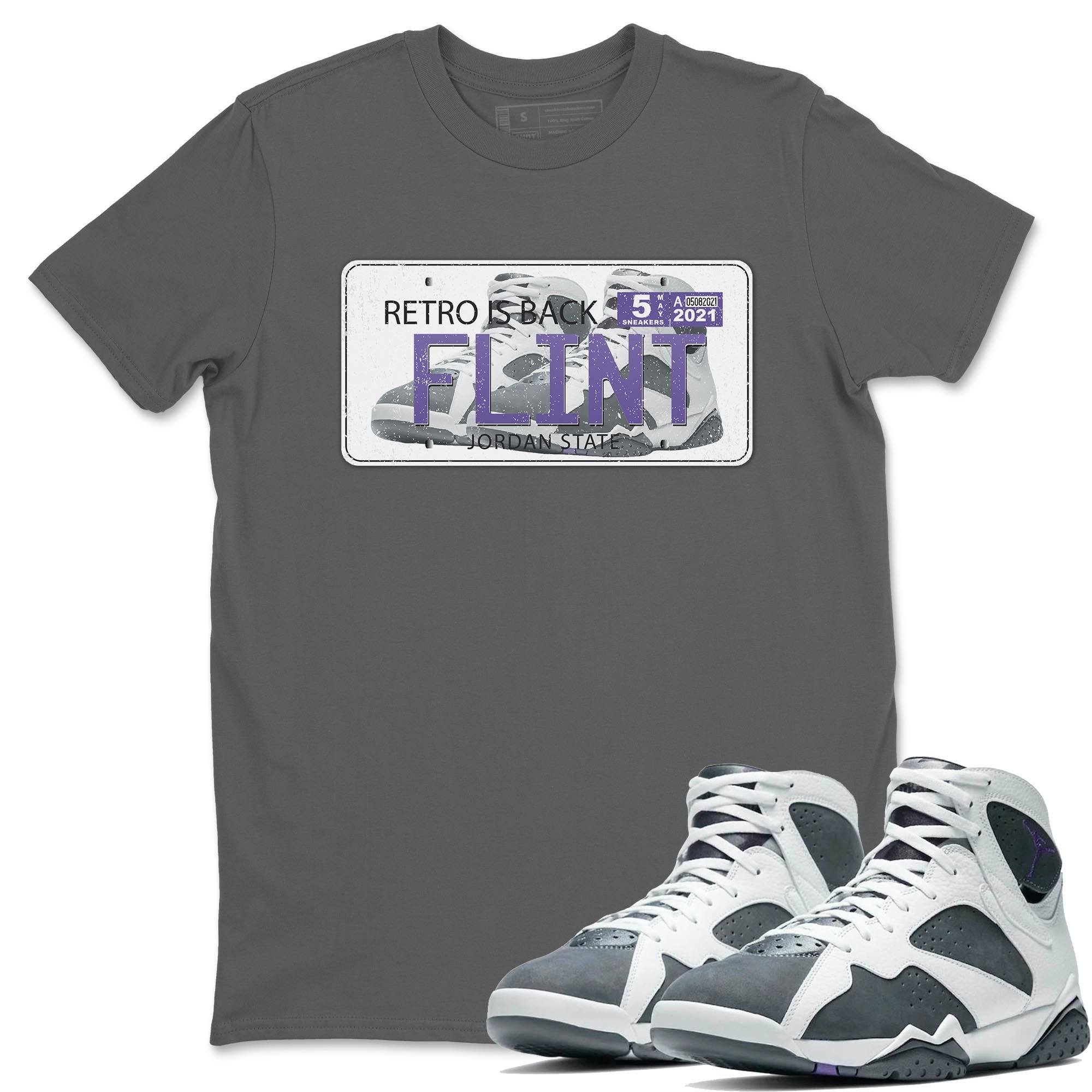 Jordan Plate Unisex Tops - Air Jordan 7 Flint