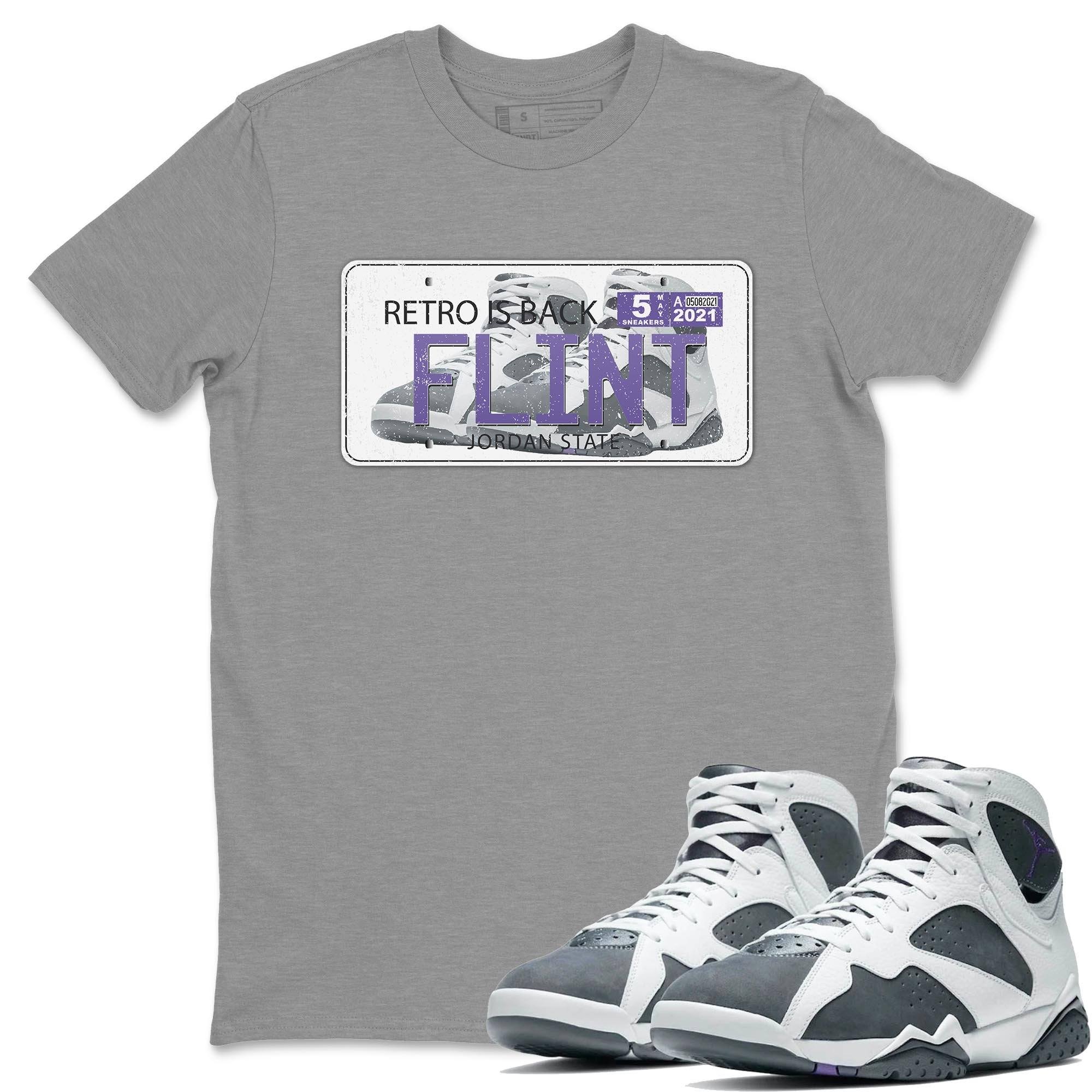 Jordan Plate Unisex Tops - Air Jordan 7 Flint