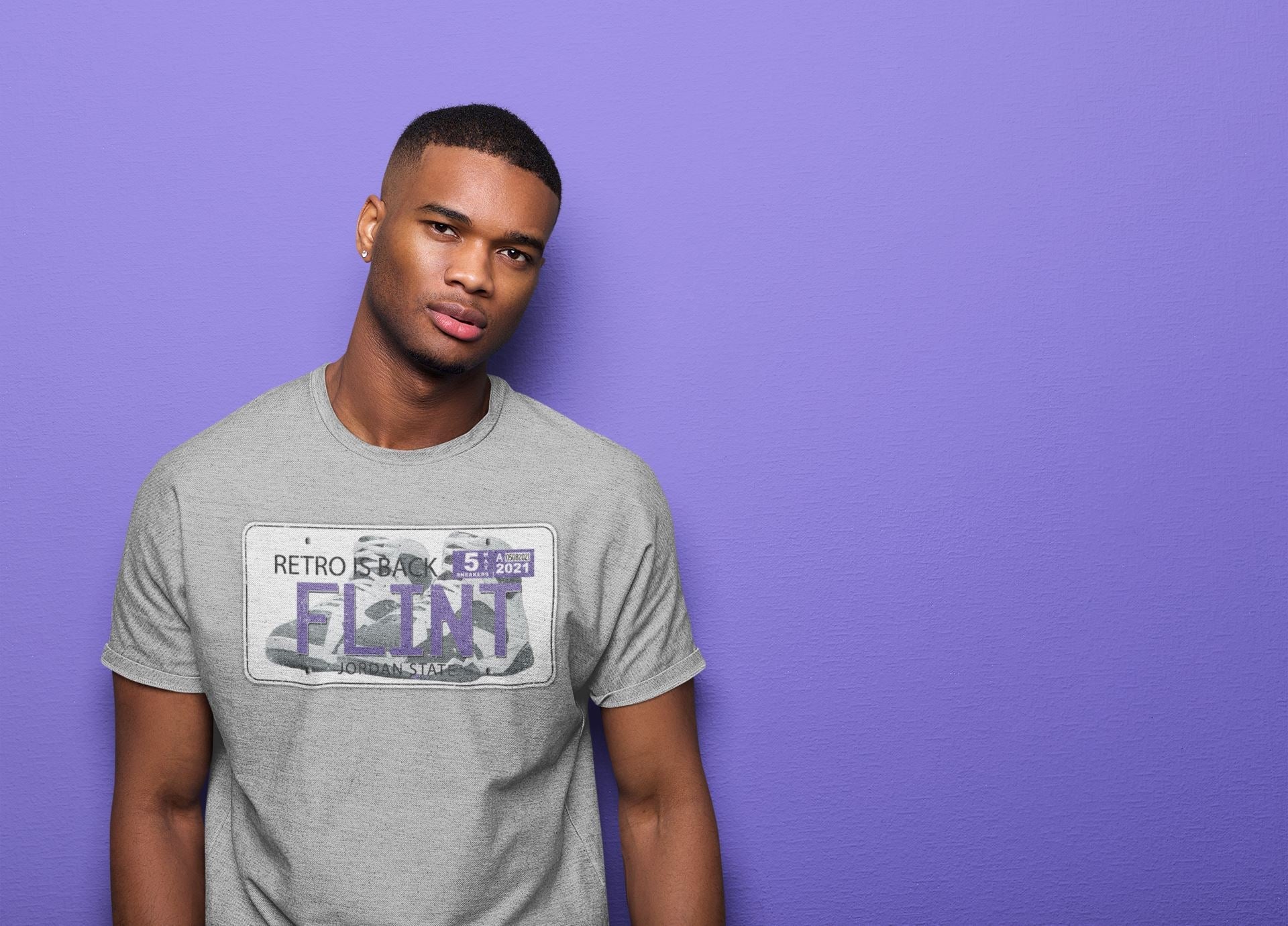 Jordan Plate Unisex Tops - Air Jordan 7 Flint