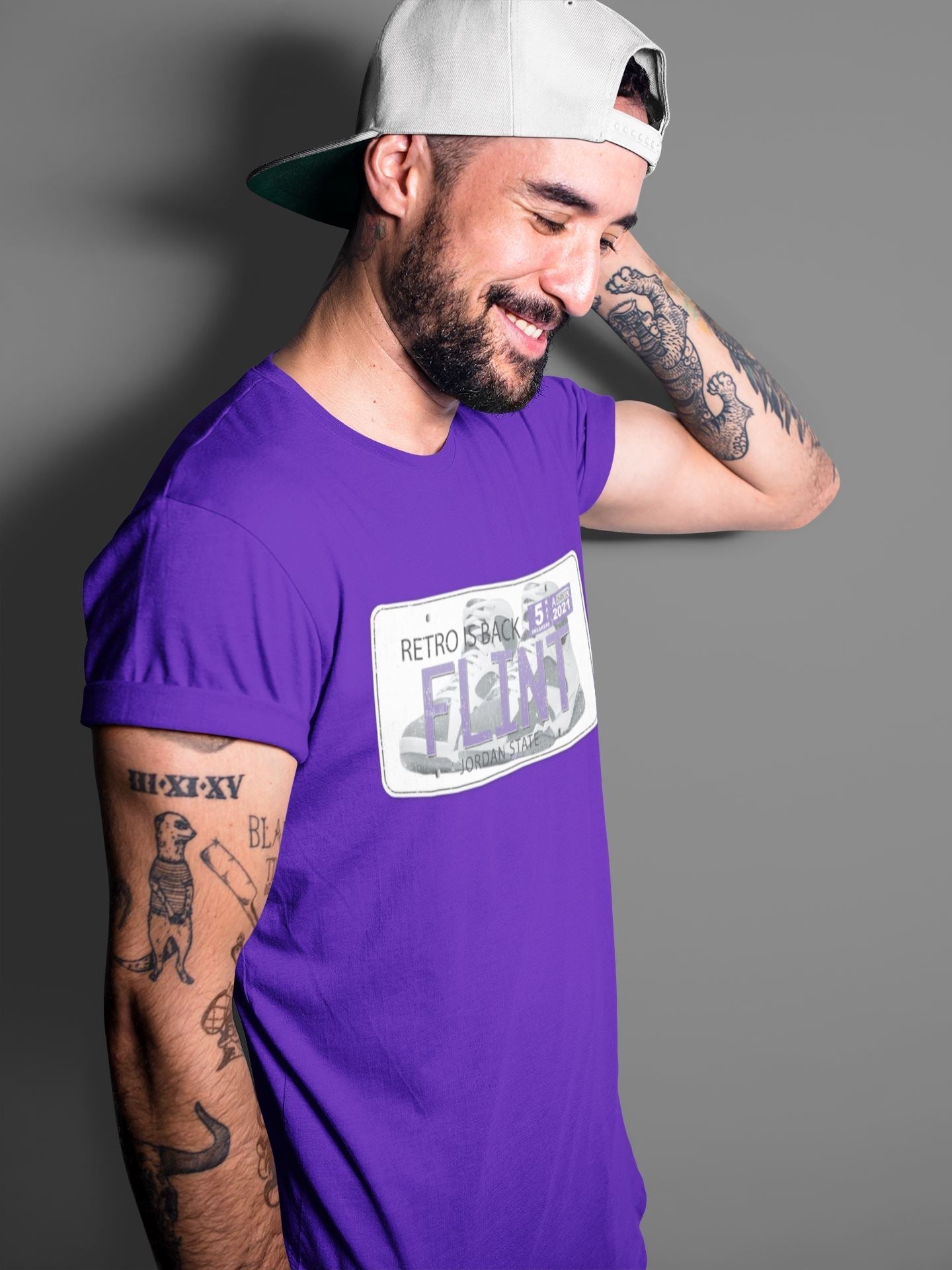 Jordan Plate Unisex Tops - Air Jordan 7 Flint