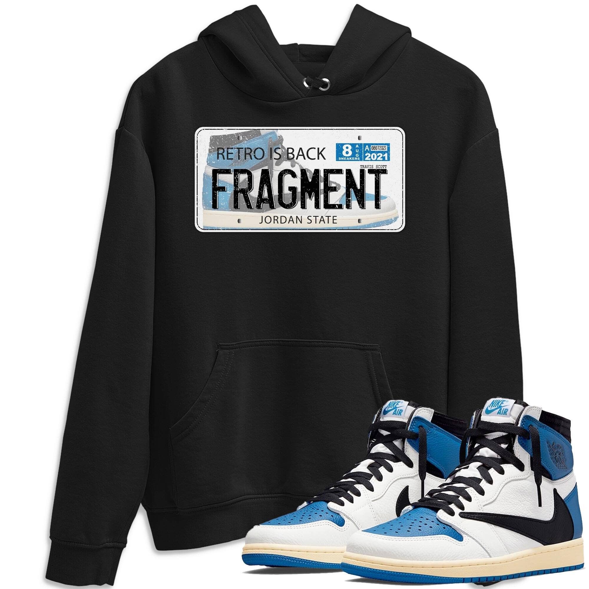 Jordan Plate Unisex Tops - Air Jordan 1 Travis Scott Fragment