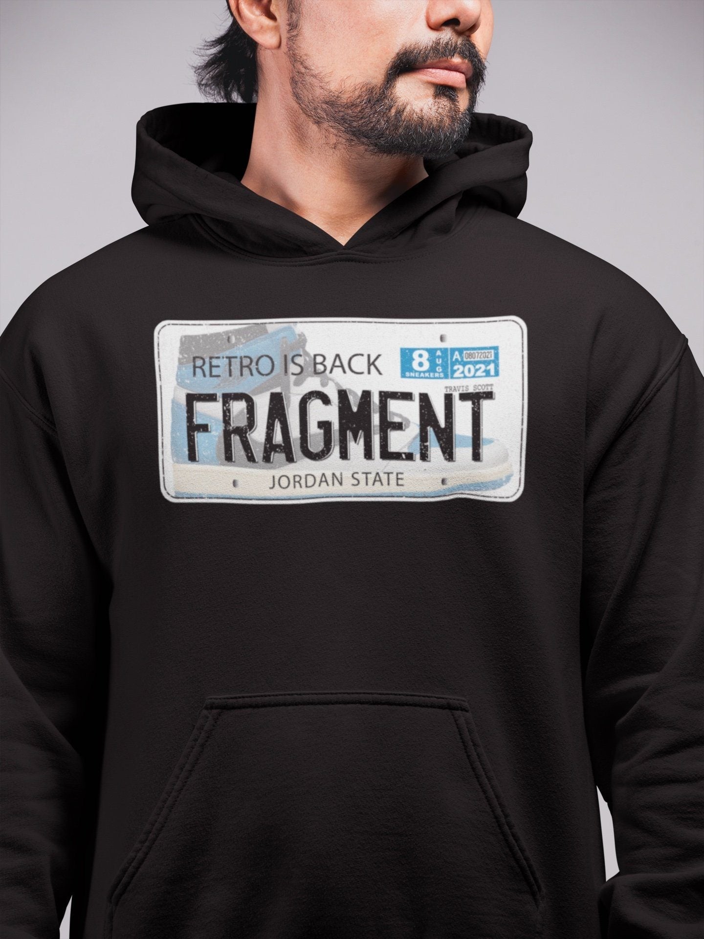 Jordan Plate Unisex Tops - Air Jordan 1 Travis Scott Fragment