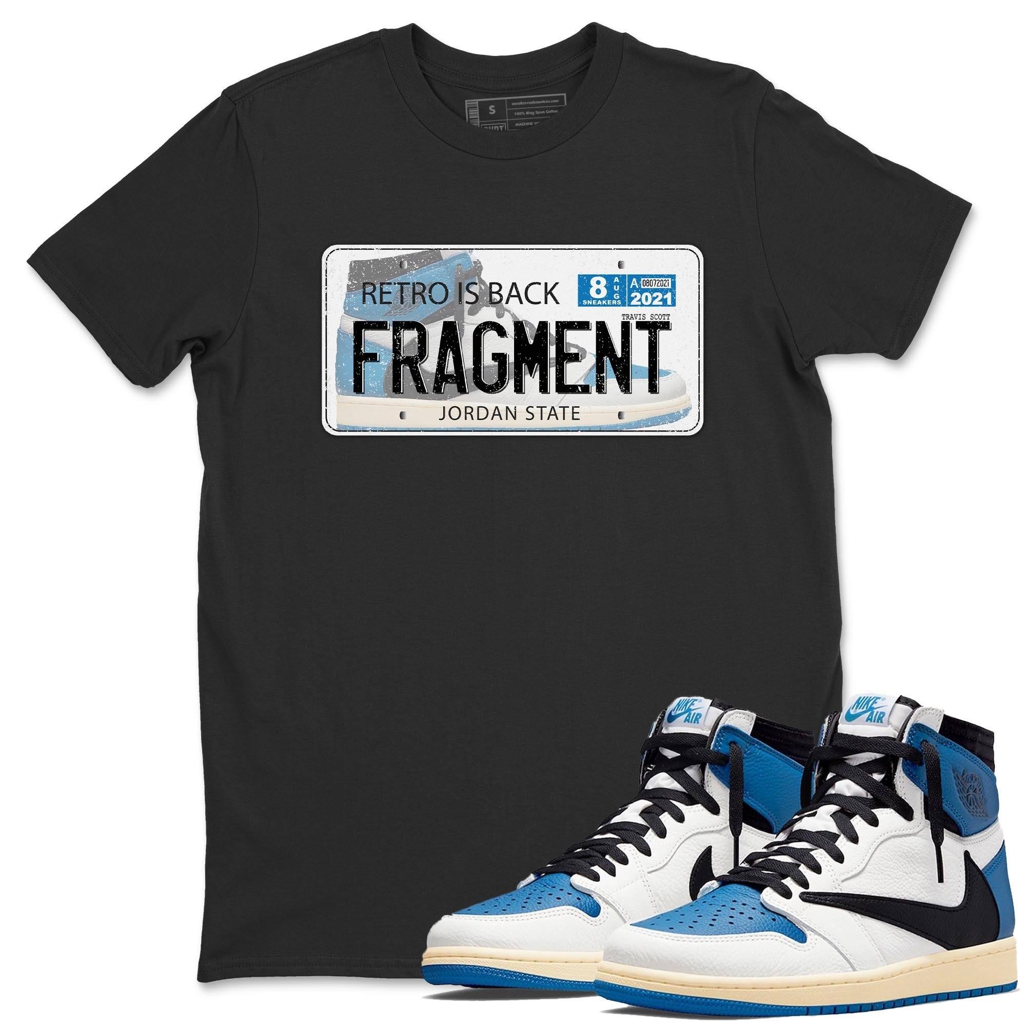 Jordan Plate Unisex Tops - Air Jordan 1 Travis Scott Fragment