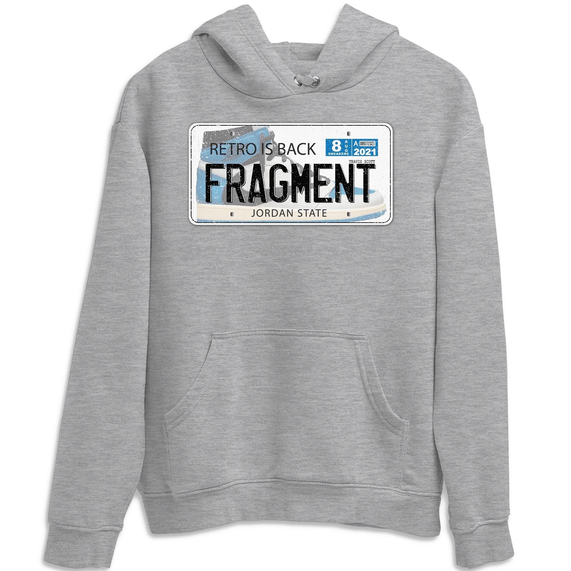 Jordan Plate Unisex Tops - Air Jordan 1 Travis Scott Fragment