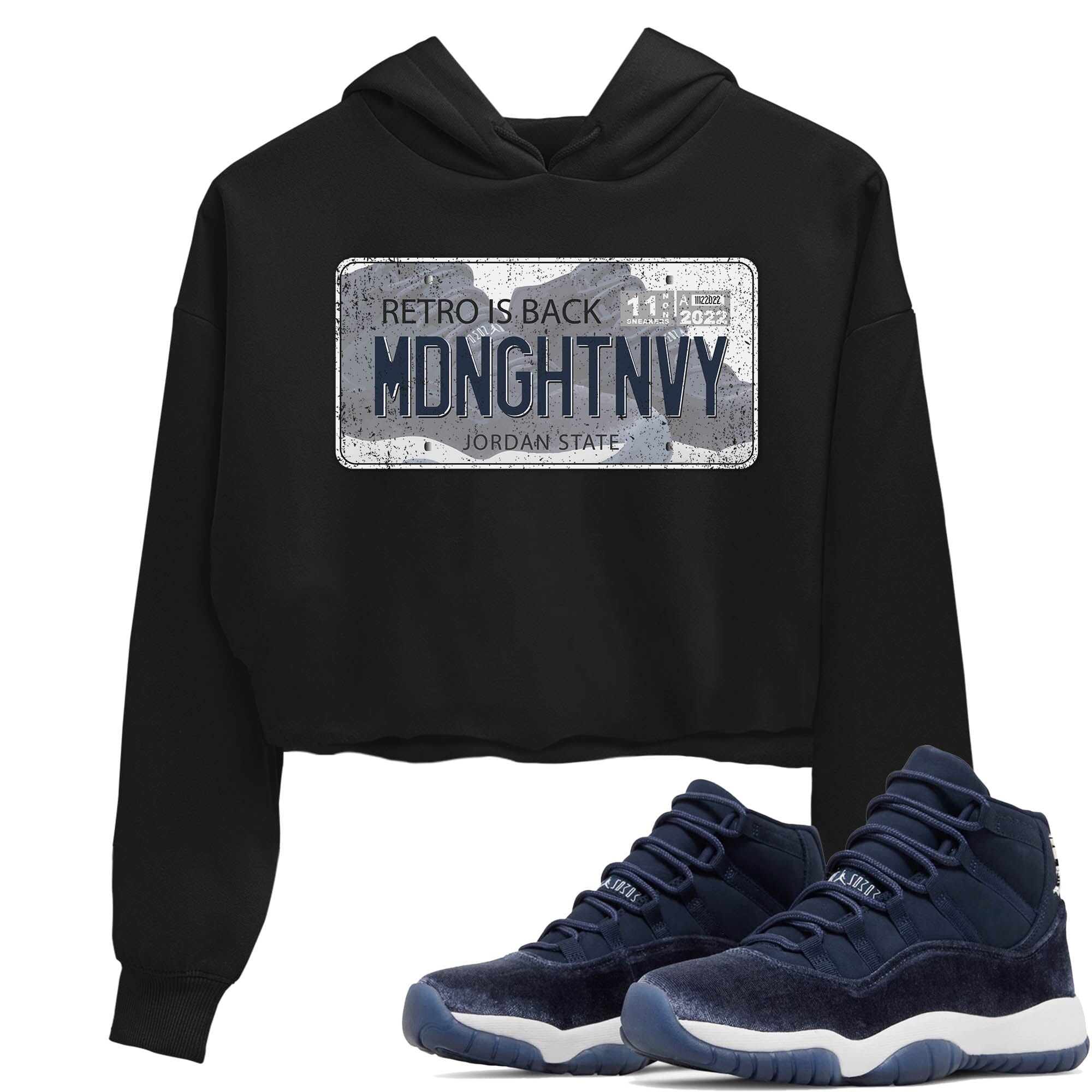 Jordan Plate Women's Tops - Air Jordan 11 Midnight Navy