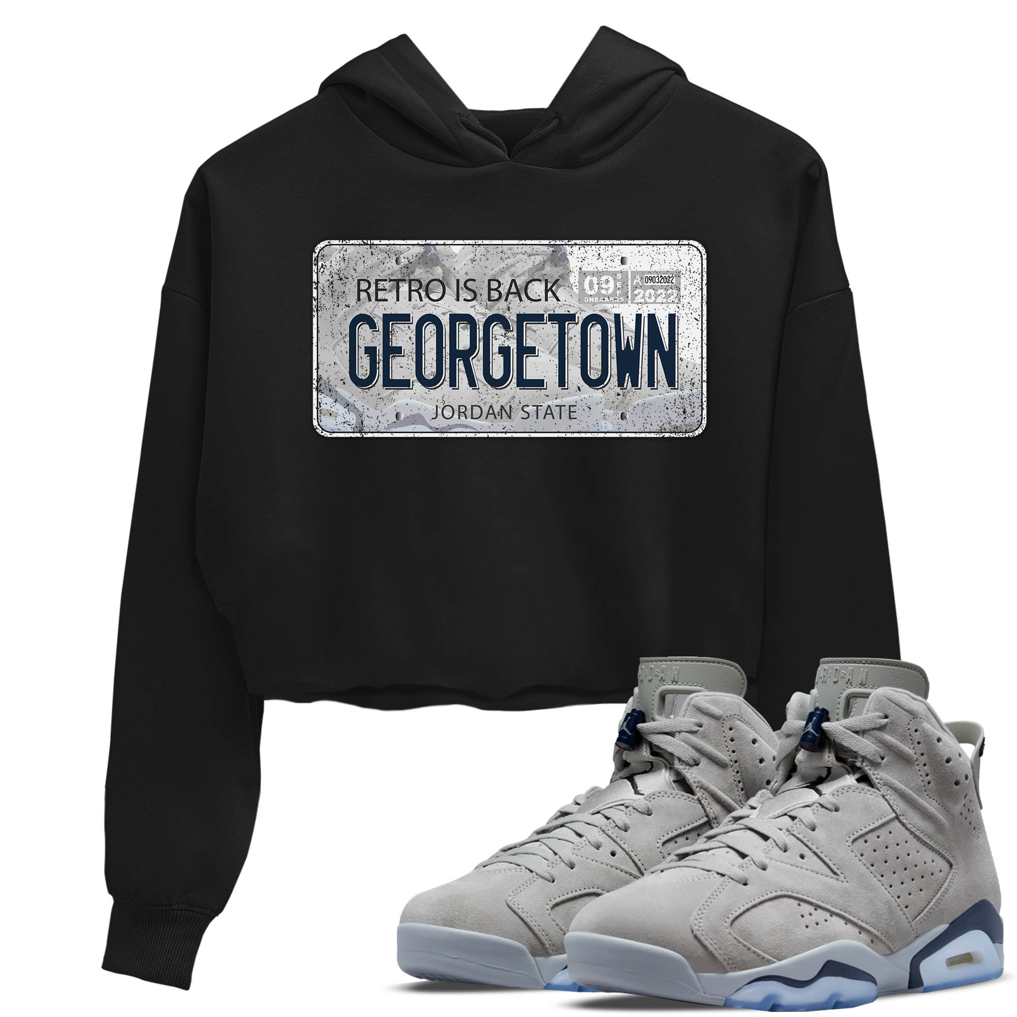 Jordan Plate Women's Tops - Air Jordan 6 Georgetown