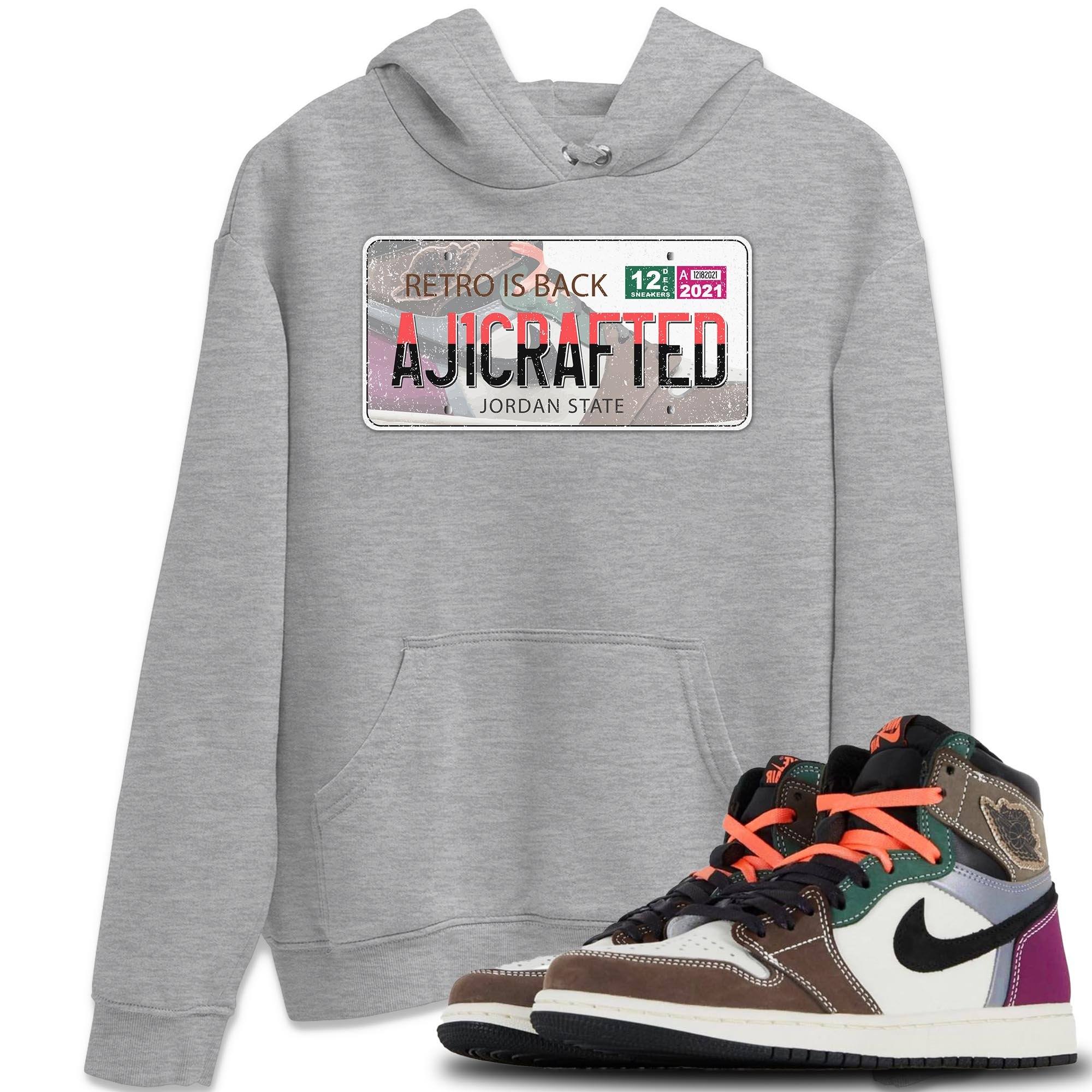 Air Jordan Plate Unisex Tops - Air Jordan 1 Hand Crafted