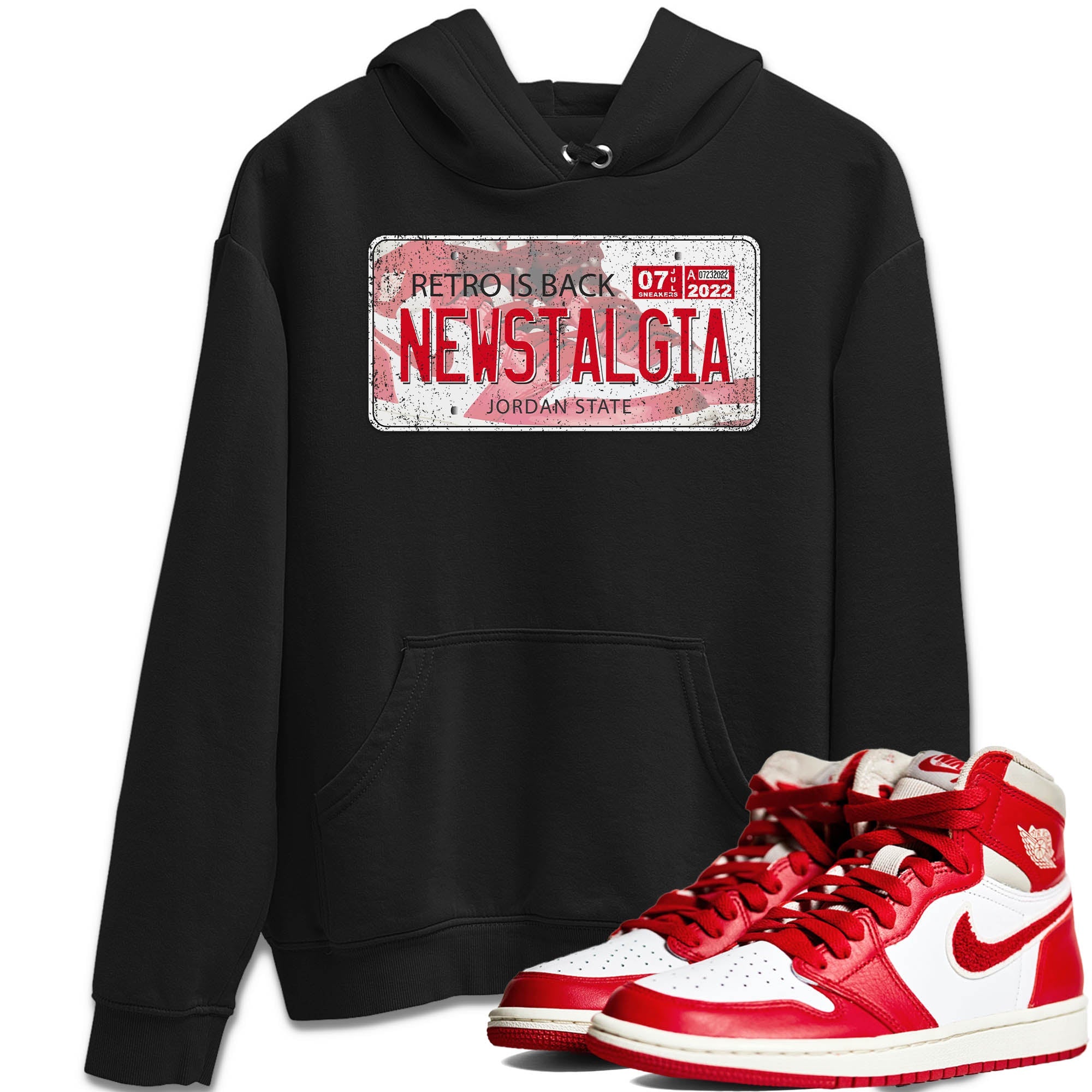 Jordan Plate Unisex Tops - Air Jordan 1 Newstalgia