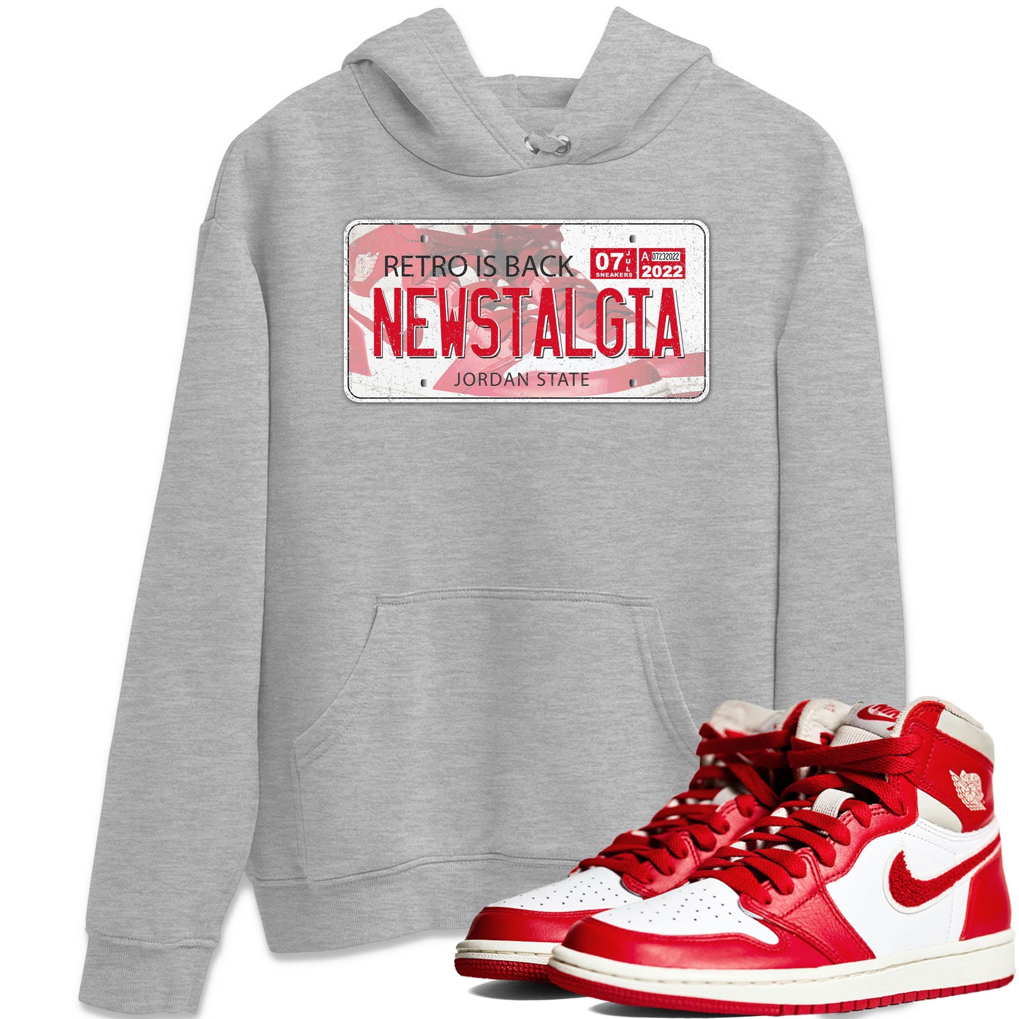 Jordan Plate Unisex Tops - Air Jordan 1 Newstalgia