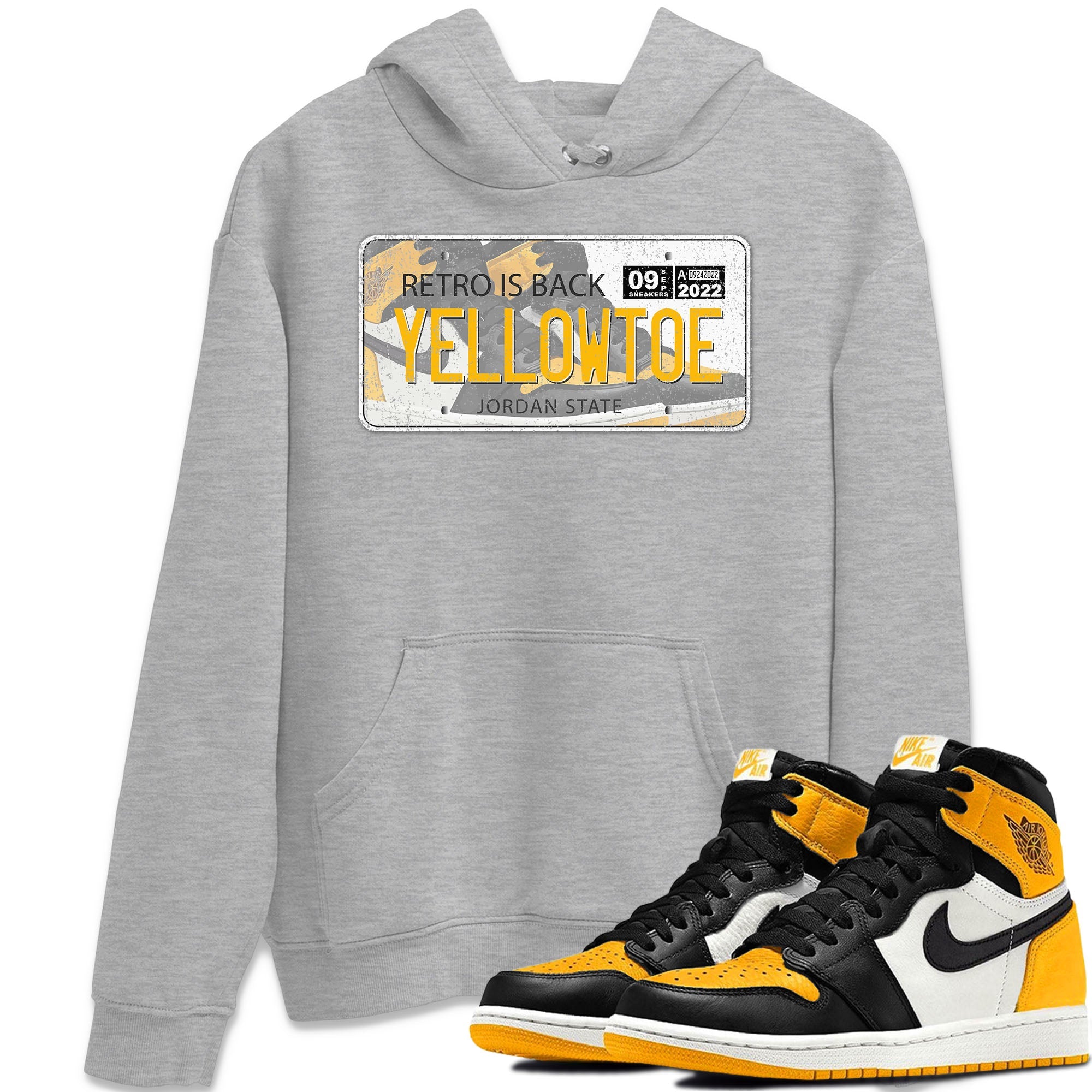 Jordan Plate Unisex Tops - Air Jordan 1 Taxi