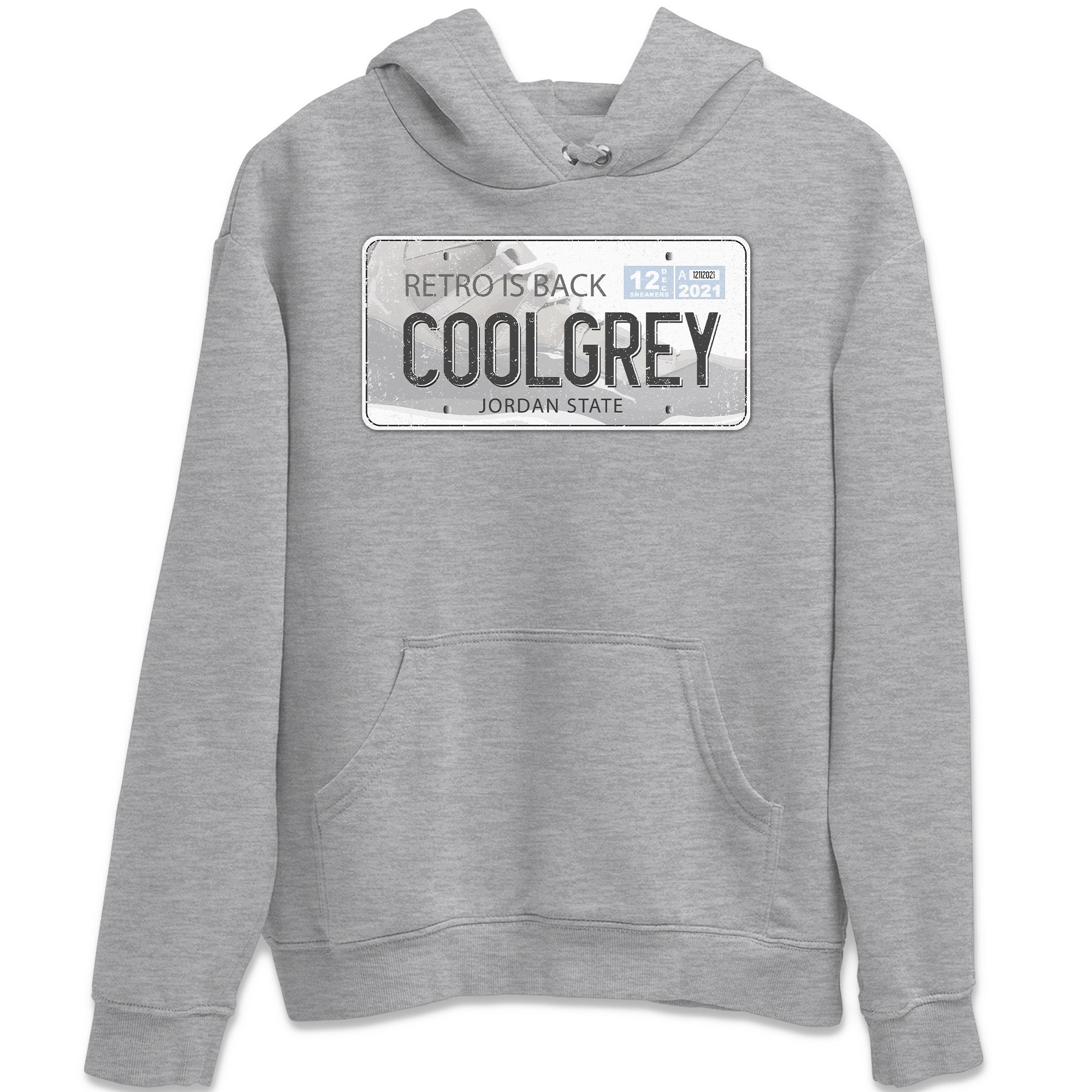 Jordan Plate Unisex Tops - Air Jordan 11 Cool Grey