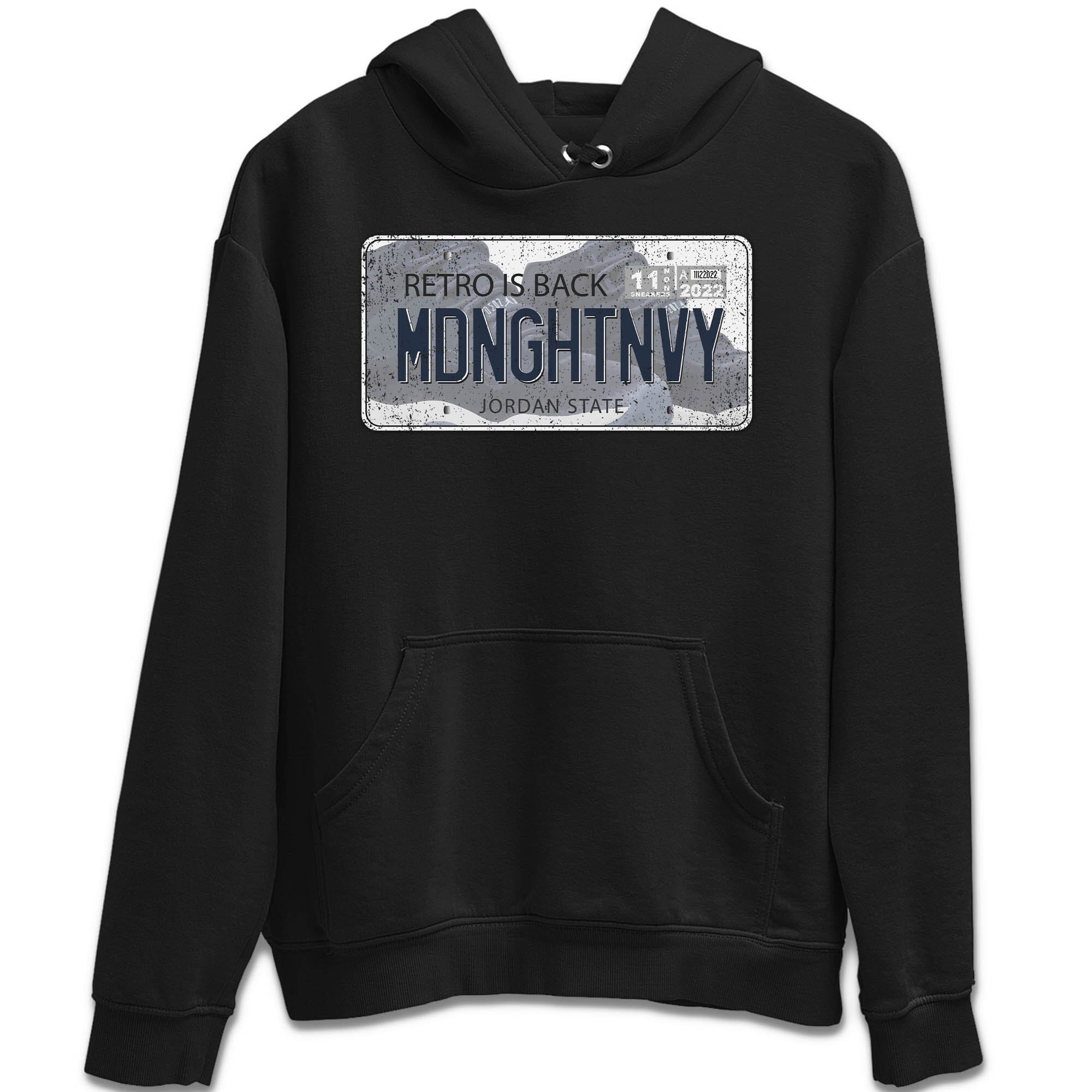 Jordan Plate Unisex Tops - Air Jordan 11 Midnight Navy