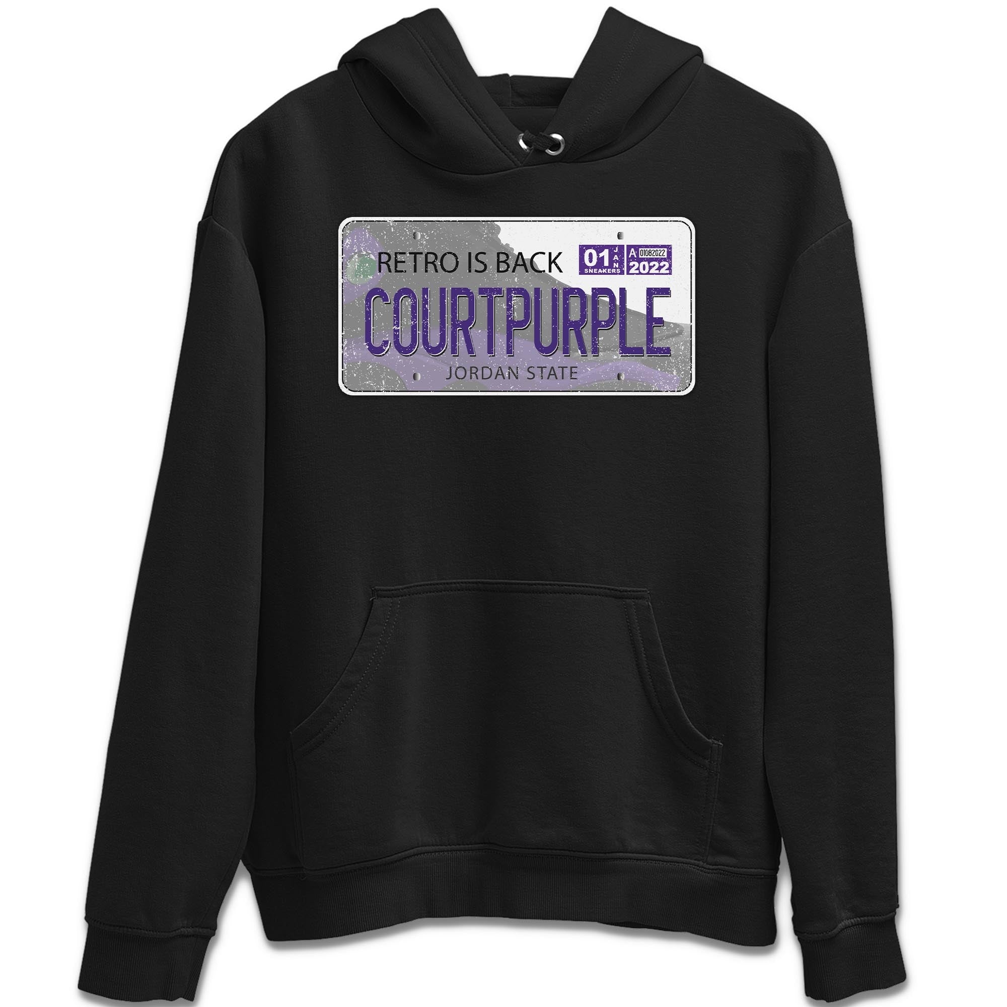 Jordan Plate Unisex Tops - Air Jordan 13 Court Purple