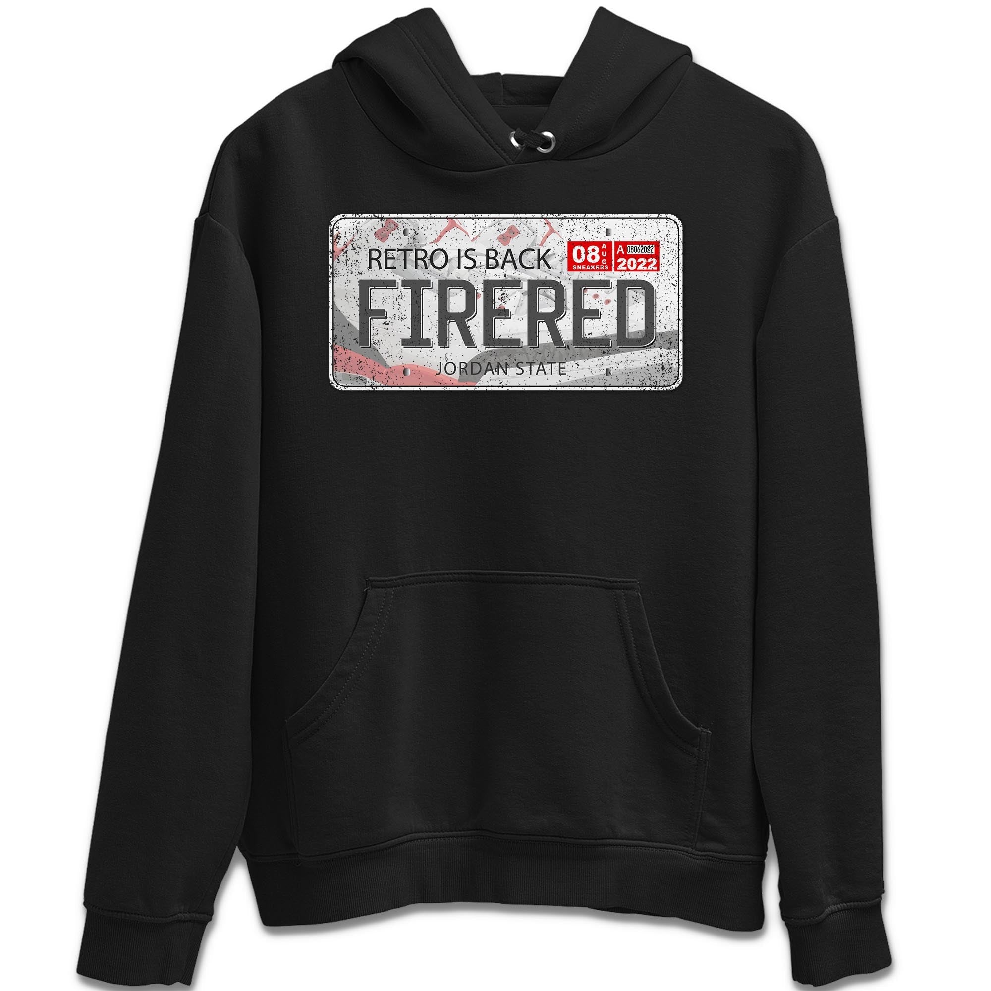 Jordan Plate Unisex Tops - Air Jordan 3 Fire Red