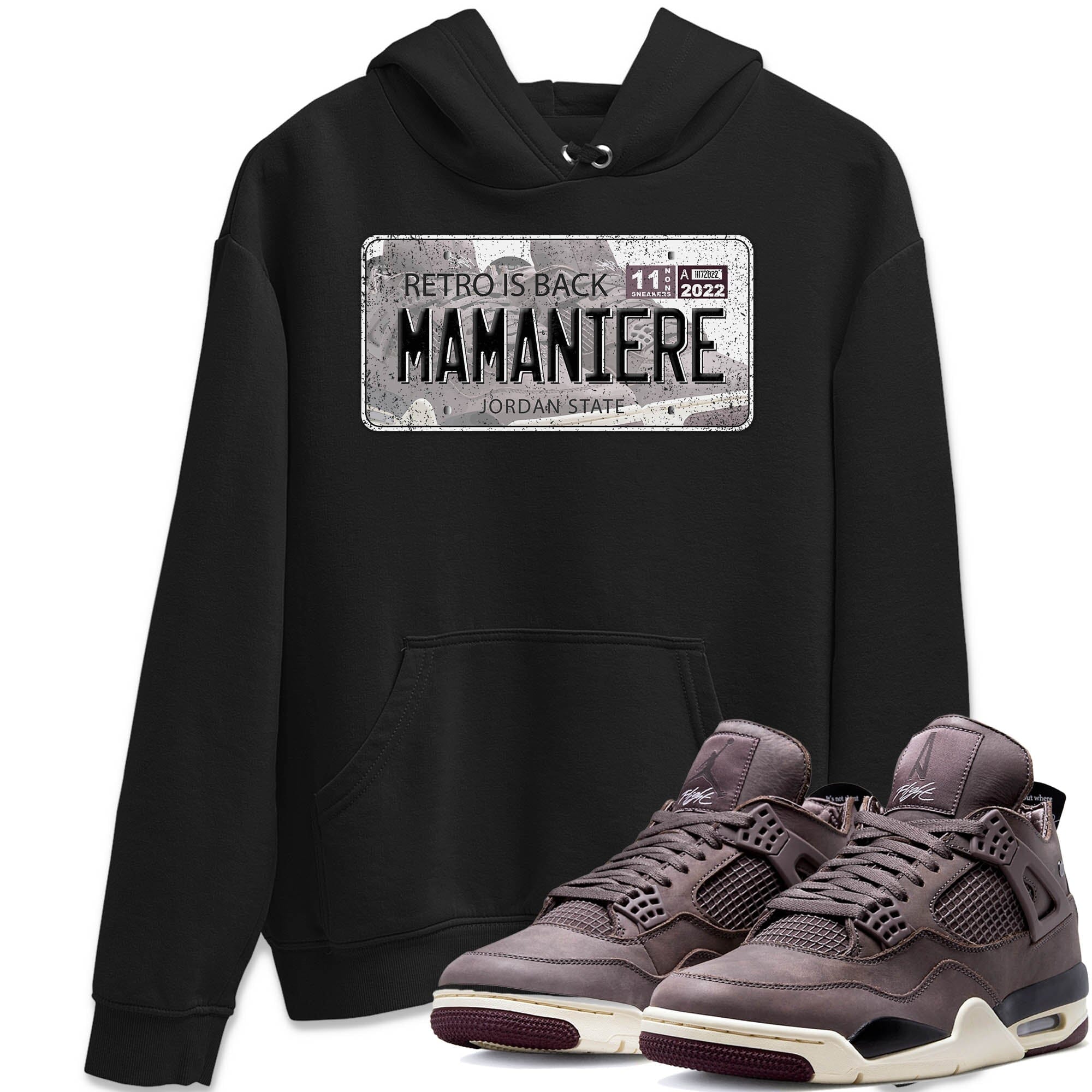 Jordan Plate Unisex Tops - Air Jordan 4 A Ma Maniere