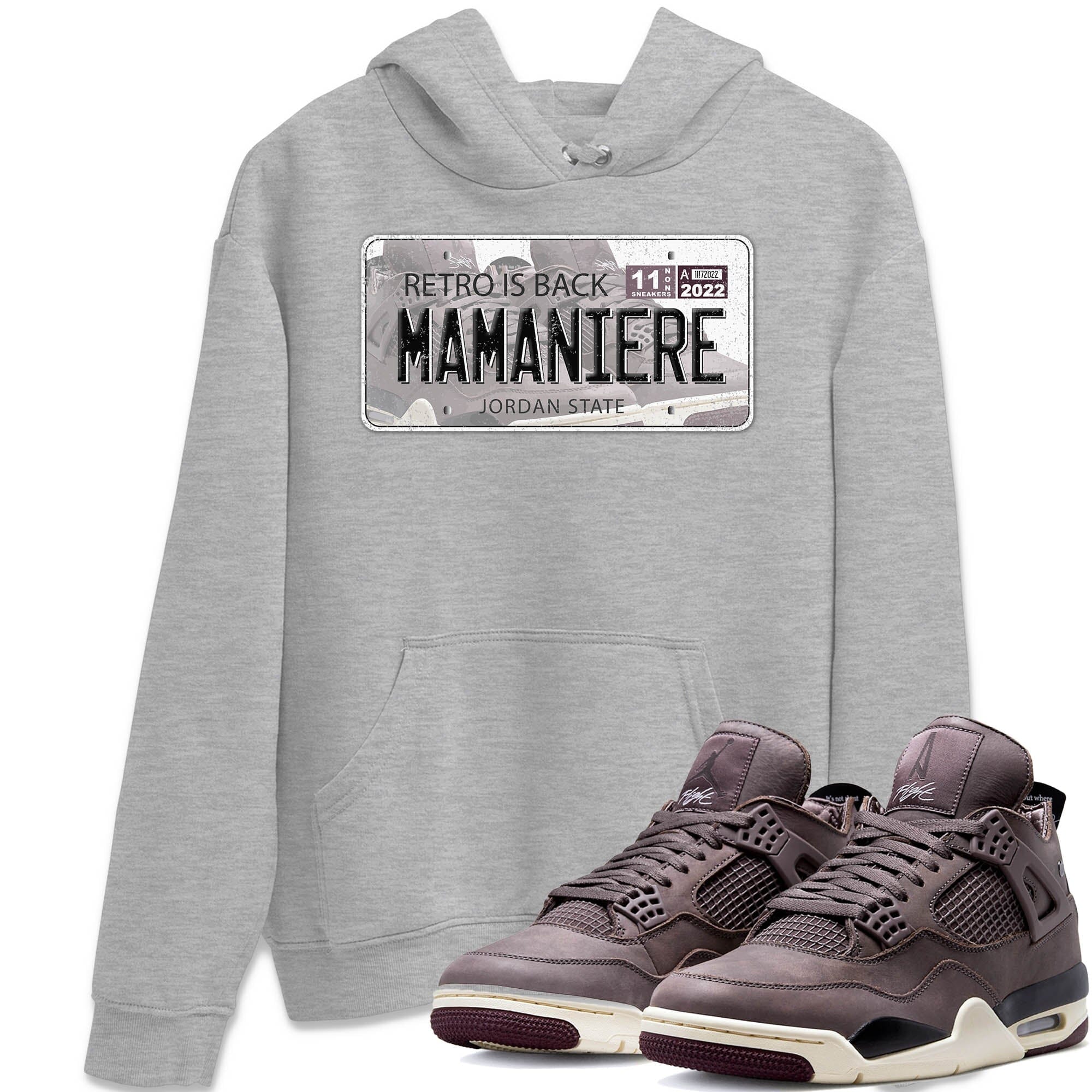 Jordan Plate Unisex Tops - Air Jordan 4 A Ma Maniere