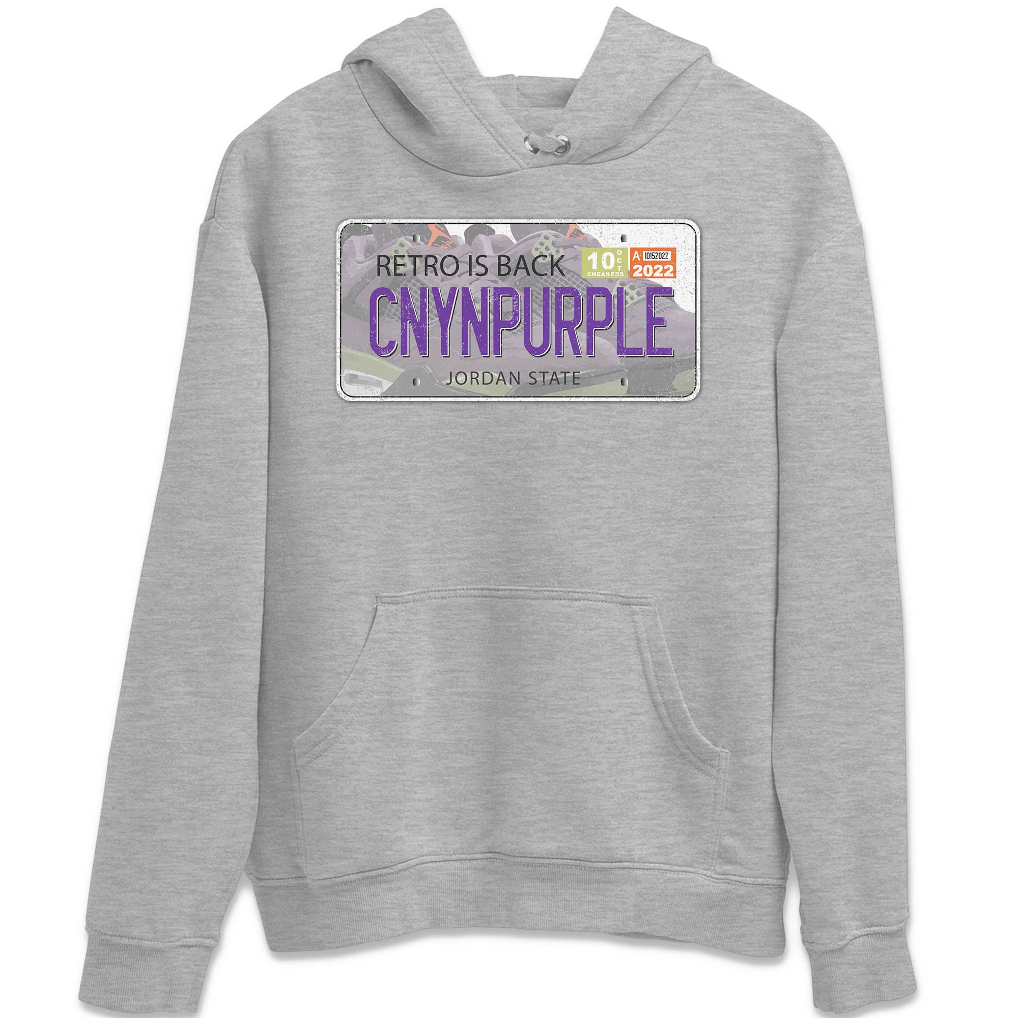 Jordan Plate Unisex Tops - Air Jordan 4 Canyon Purple