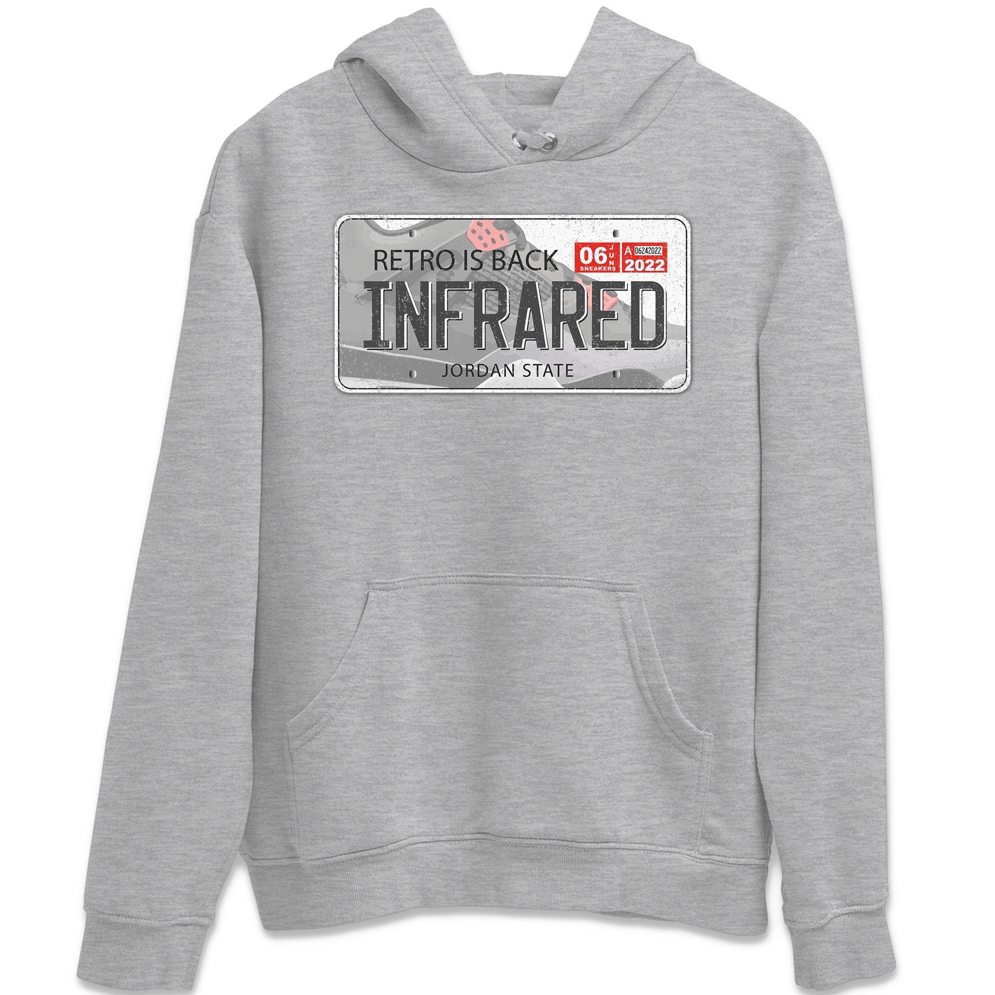 Jordan Plate Unisex Tops - Air Jordan 4 Infrared