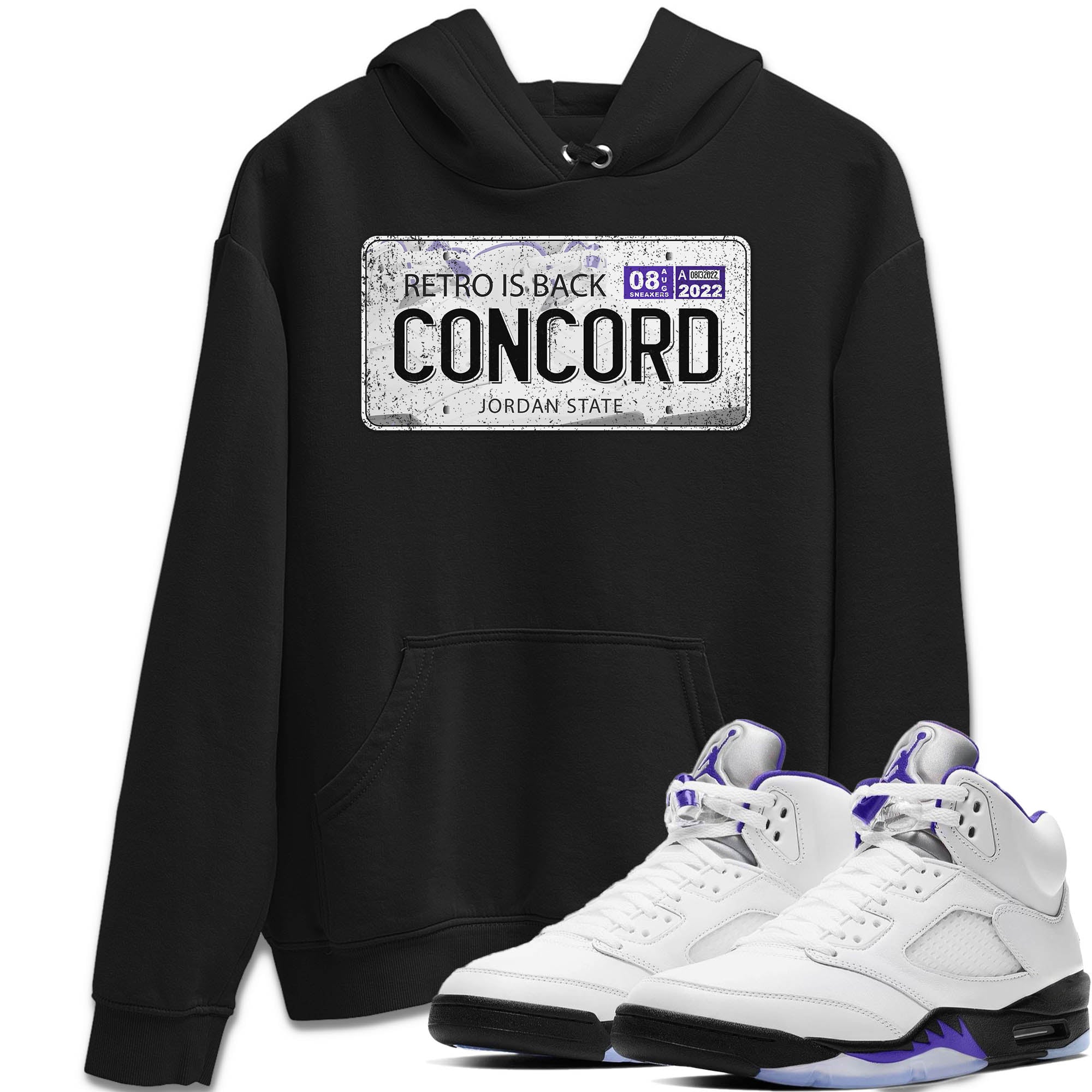 Jordan Plate Unisex Tops - Air Jordan 5 Concord