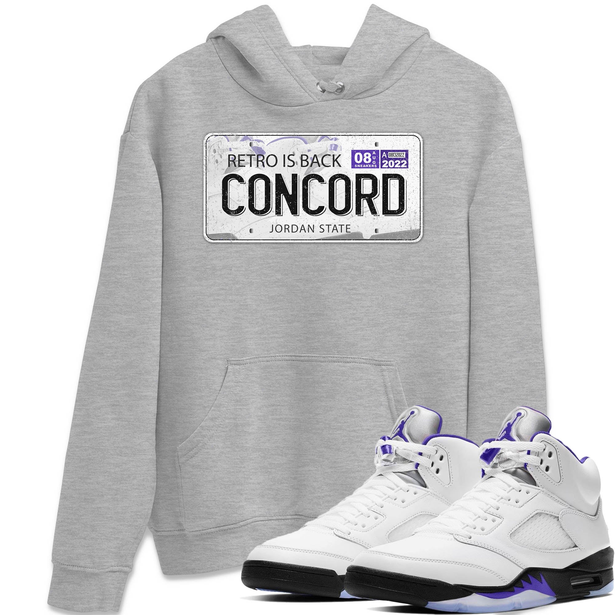 Jordan Plate Unisex Tops - Air Jordan 5 Concord