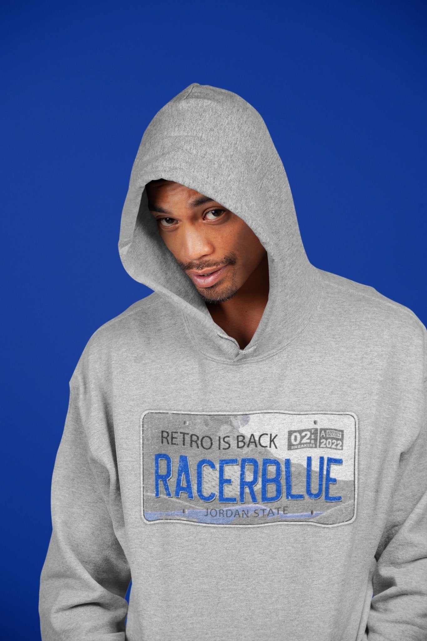 Jordan Plate Unisex Tops - Air Jordan 5 Racer Blue