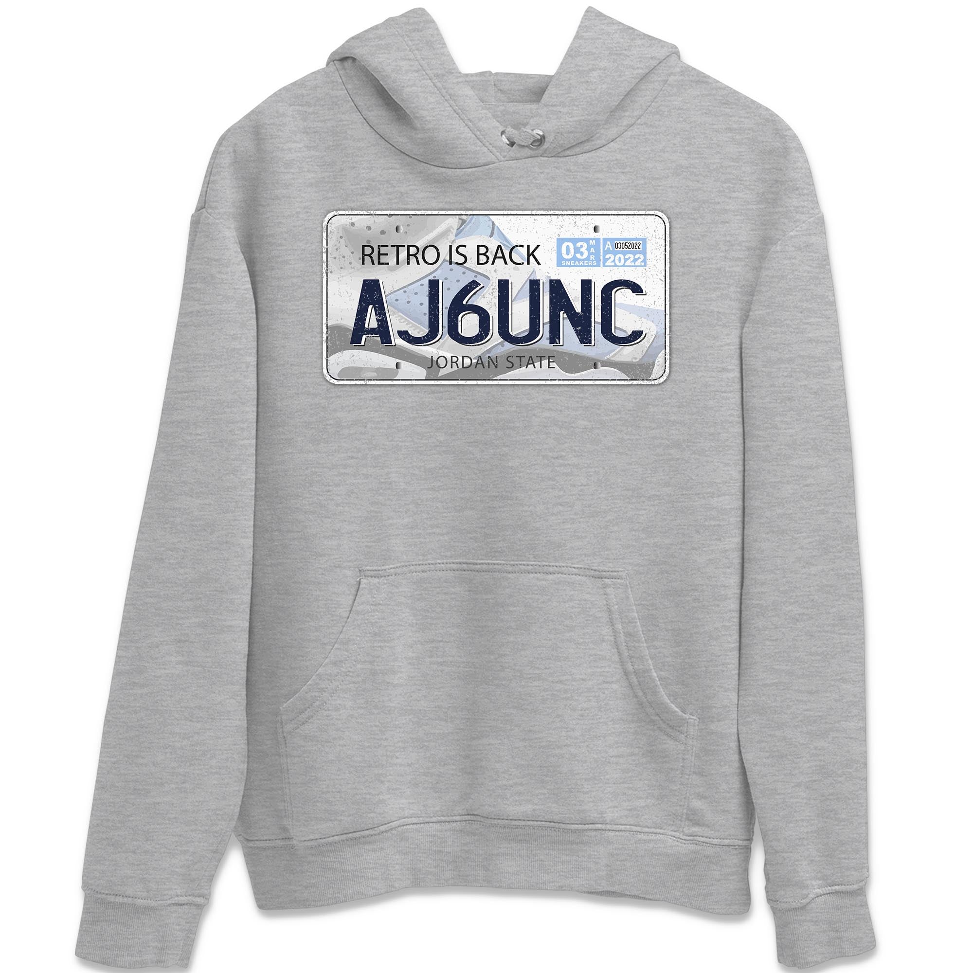 Jordan Plate Unisex Tops - Air Jordan 6 UNC