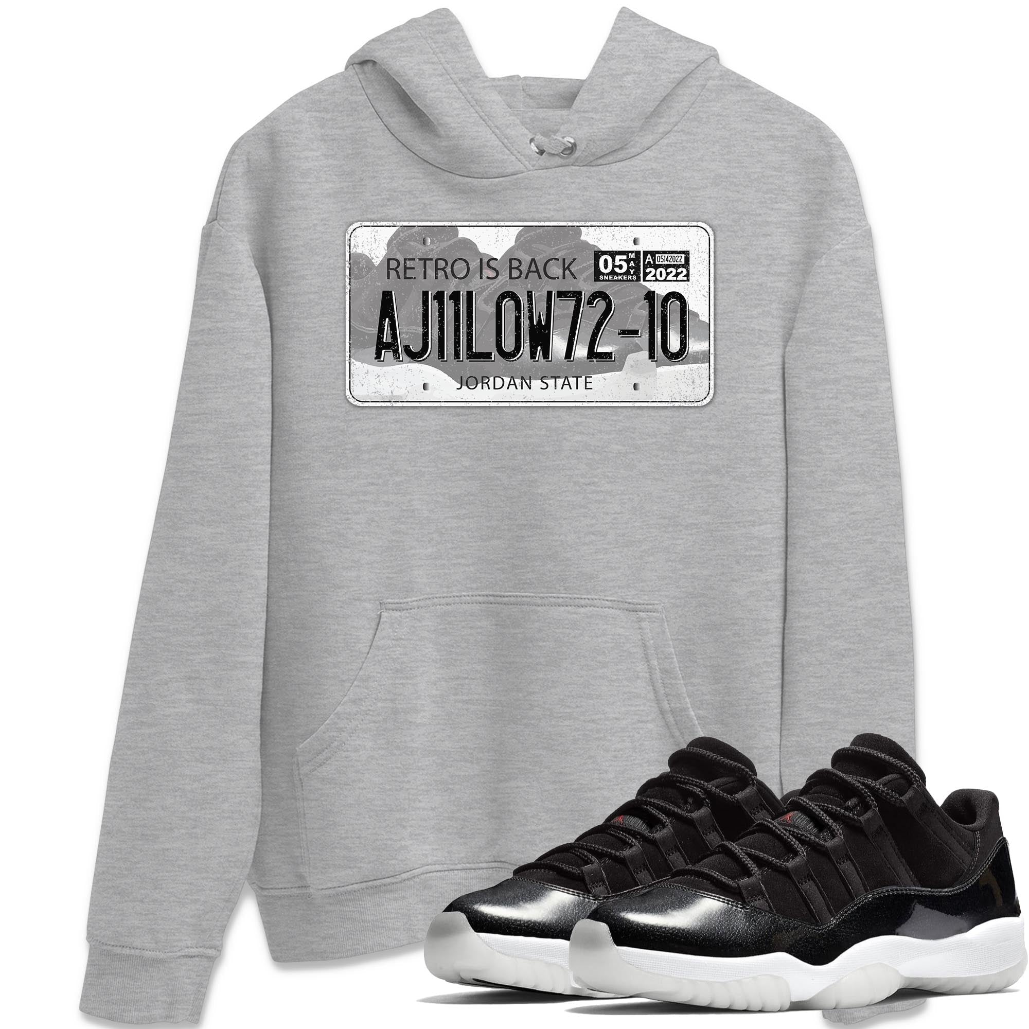 Jordan Plate Unisex Tops - Air Jordan 11 72-10