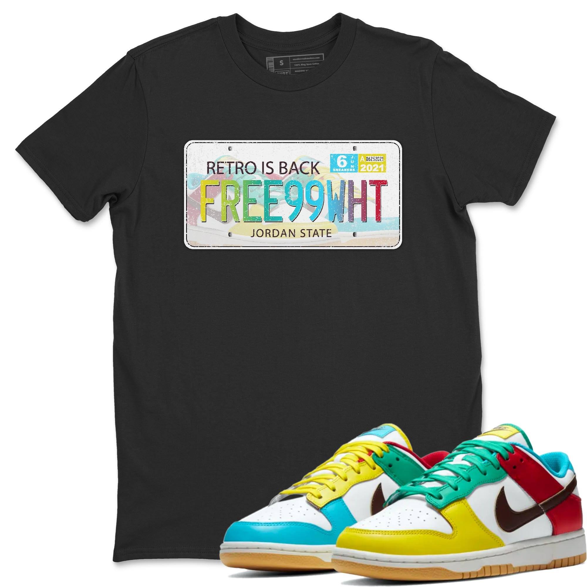 Air Jordan Plate Unisex Tops - Dunk Free 99 White