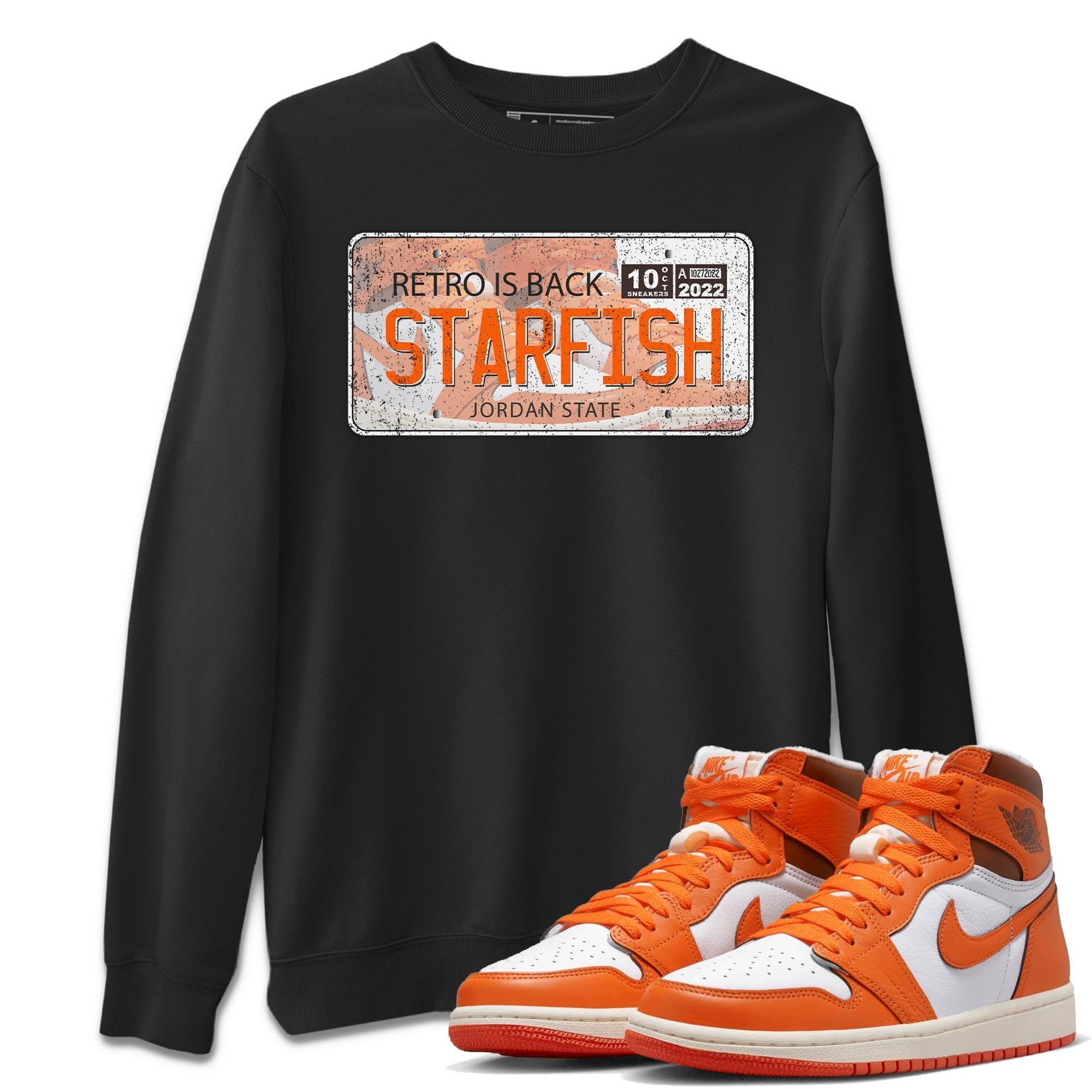 Jordan Plate Unisex Tops - Air Jordan 1 Starfish